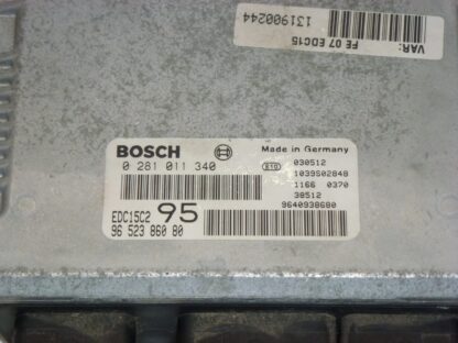 ECU Bosch EDC15C2 maagdelijke 9652386080 0281011340