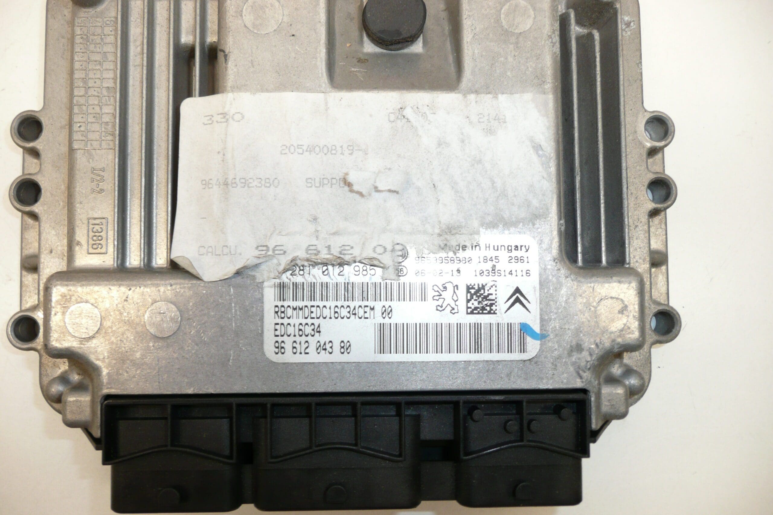 ECU Bosch EDC16C34 Citroën 0281012985 9661204380 - Afbeelding 2