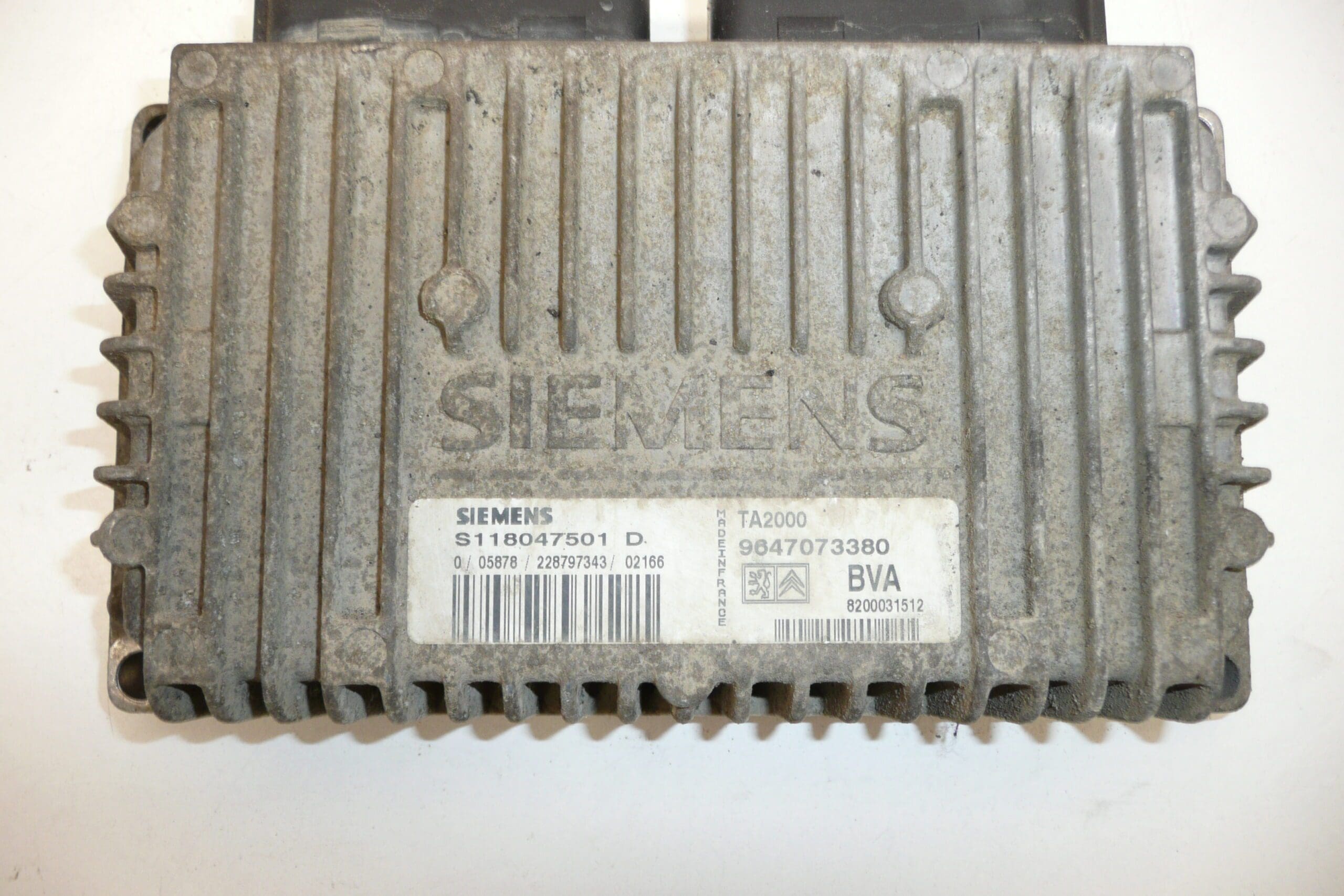 ECU Siemens TA200 Citroën Xsara 2.0 HDI 9647073380 S118047501 252983 2529TV - Afbeelding 2