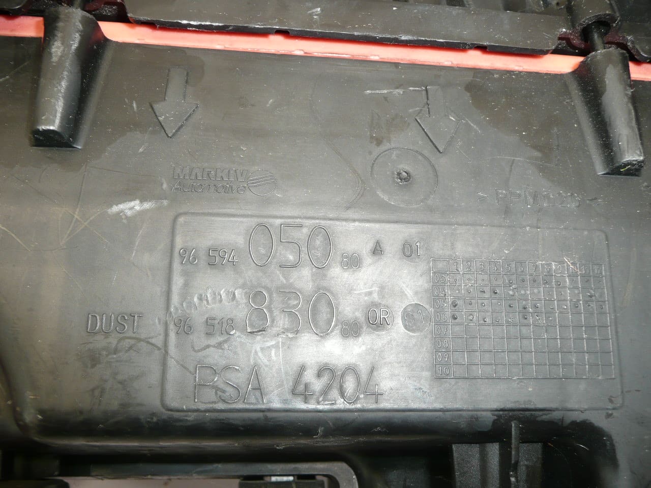 Filterbox Citroën Peugeot 1.6 HDI 9659405080 9651883080 1420N9 - Afbeelding 2