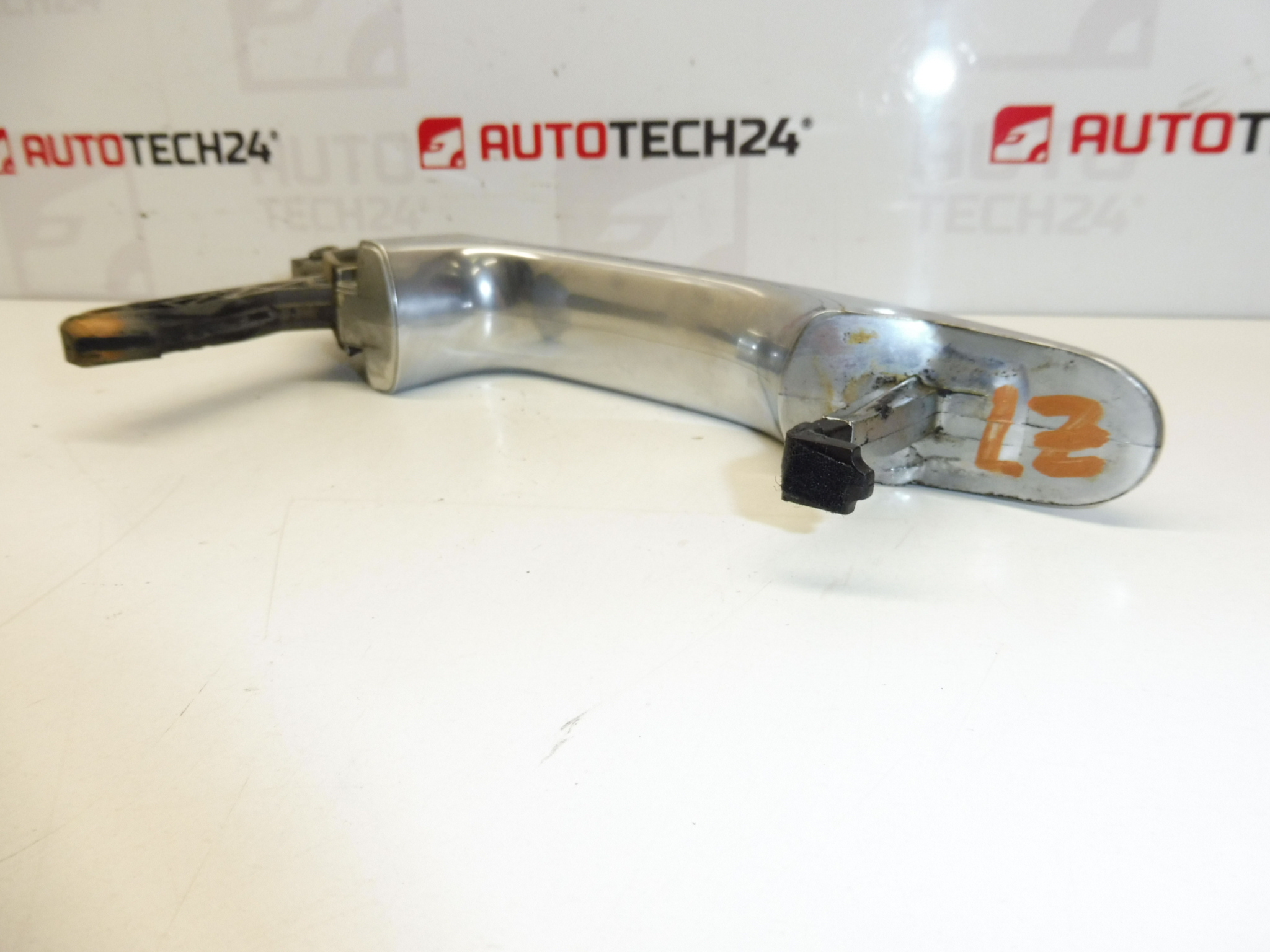 Deurkruk achter Citroën Peugeot chroom 9101EG