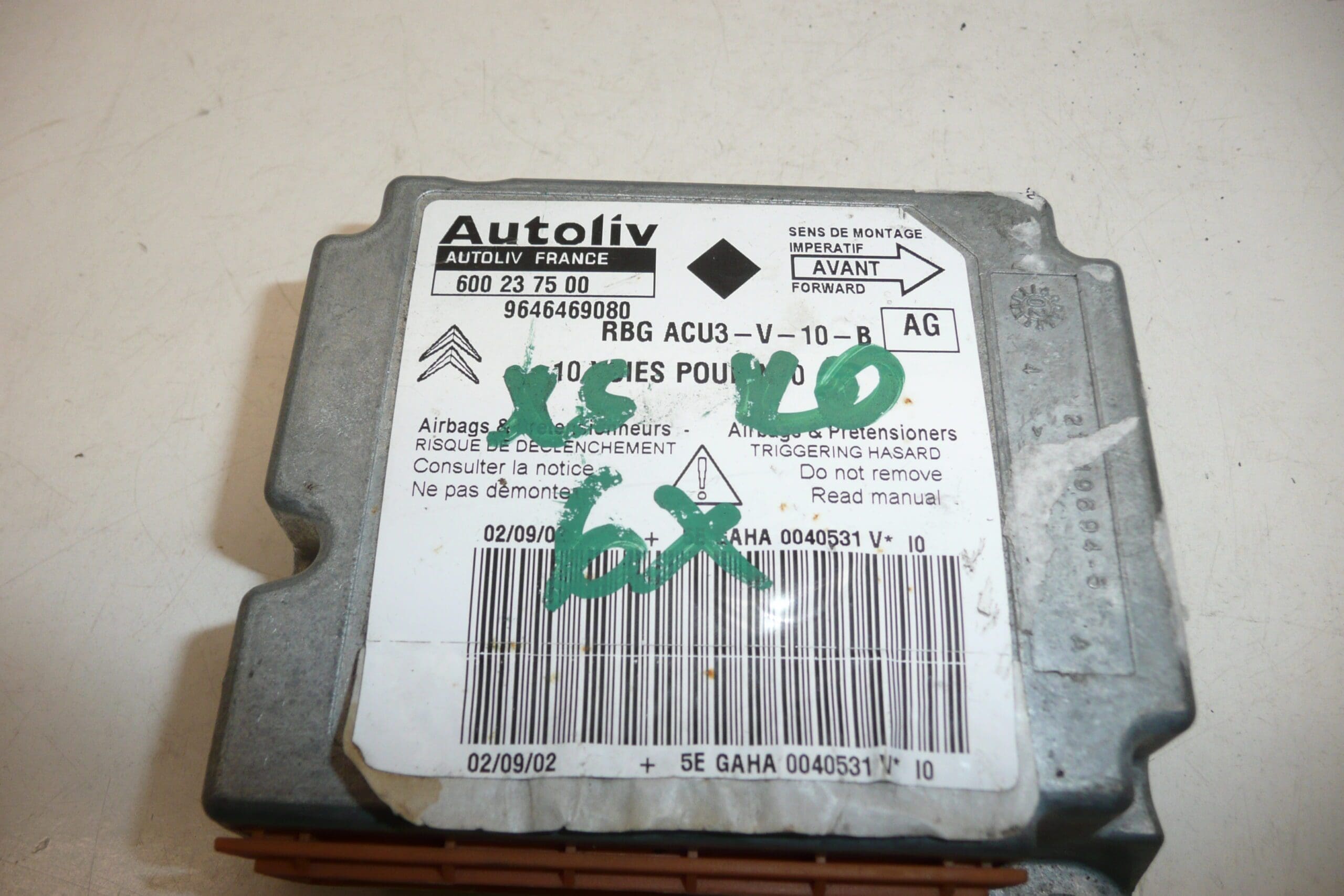 Airbagunit Citroën Xsara II 9646469080