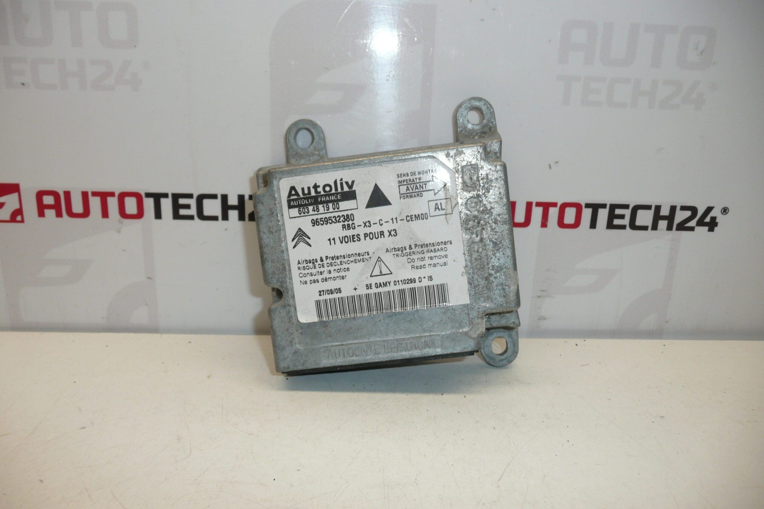 Citroën C5 II airbageenheid na een ongeval