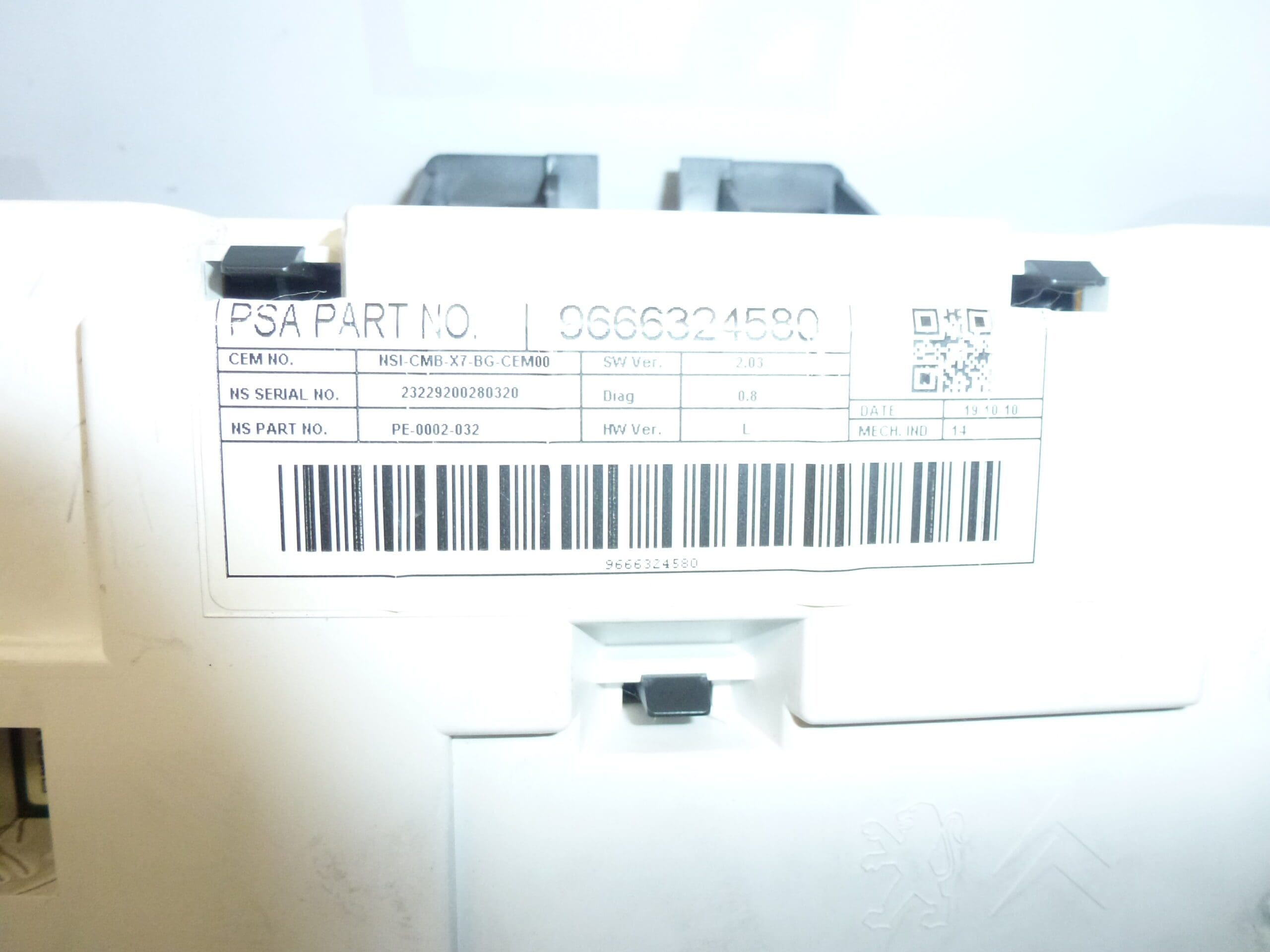 Teller Citroën C5 X7 kilometerstand 158000km 9666324580 6103PC