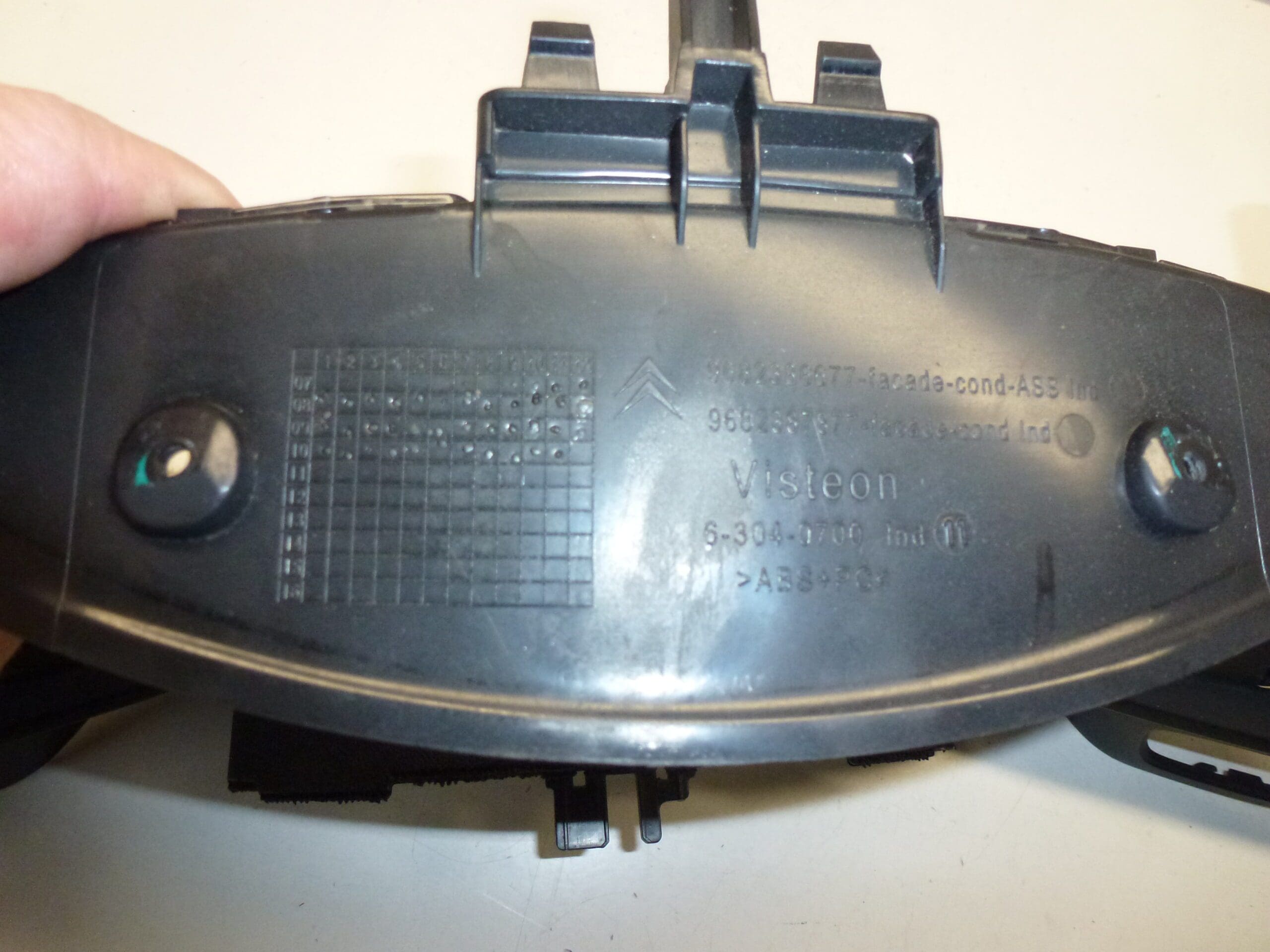 Kilometerteller grille Citroën C5 X7 9682386677 9682425477 9682425577