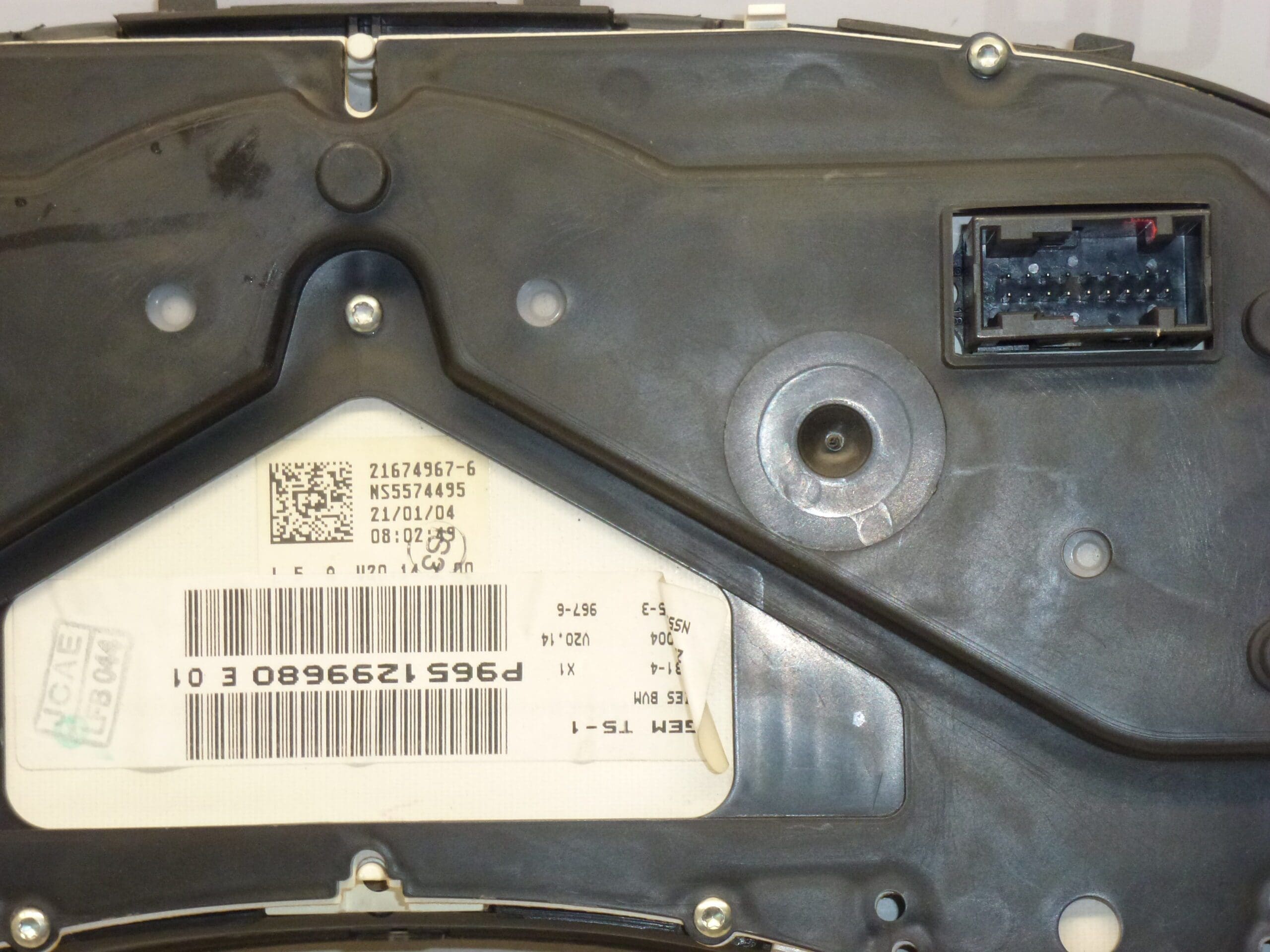 Snelheidsmeter Peugeot 307 9651299680 6104ZS