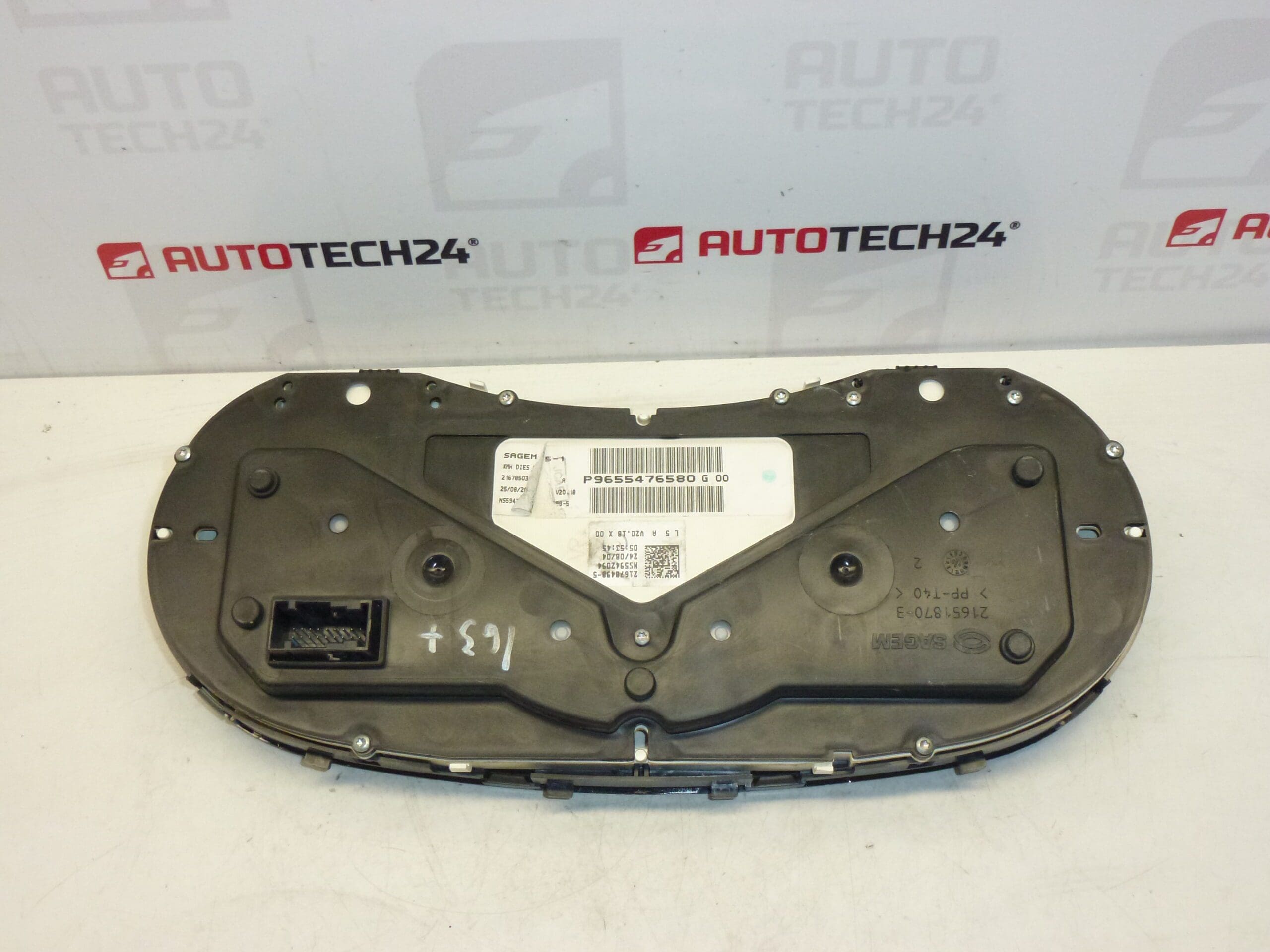 Snelheidsmeter Peugeot 307 163000 km 9655476580