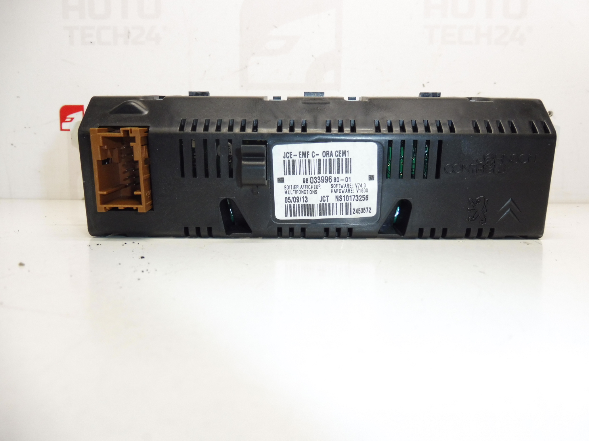 Peugeot 308 computerradiodisplay 9803399680 9821851780