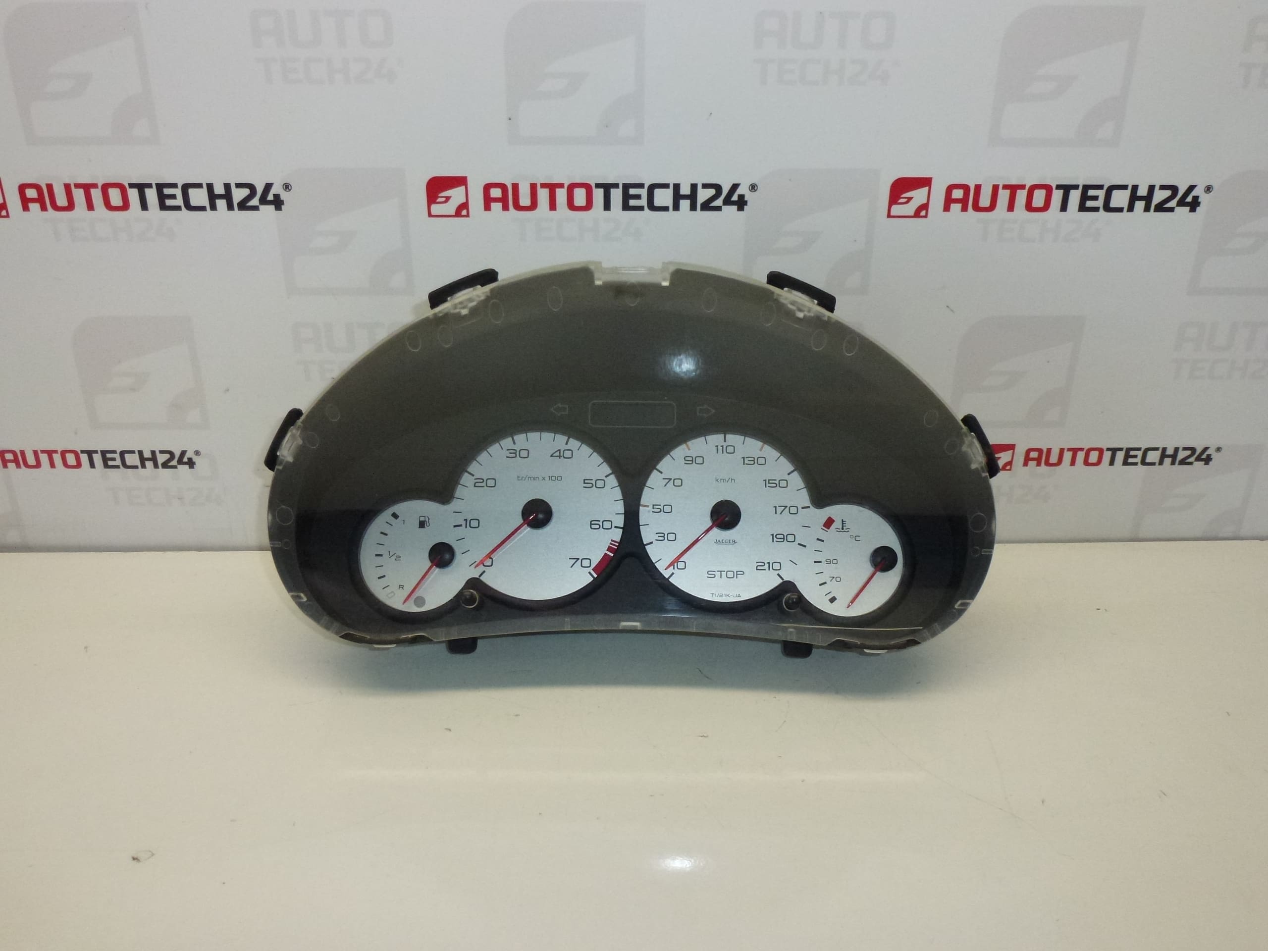 Snelheidsmeter alarmen Peugeot 206 kilometerstand 136000 km 9648836680 6104VA