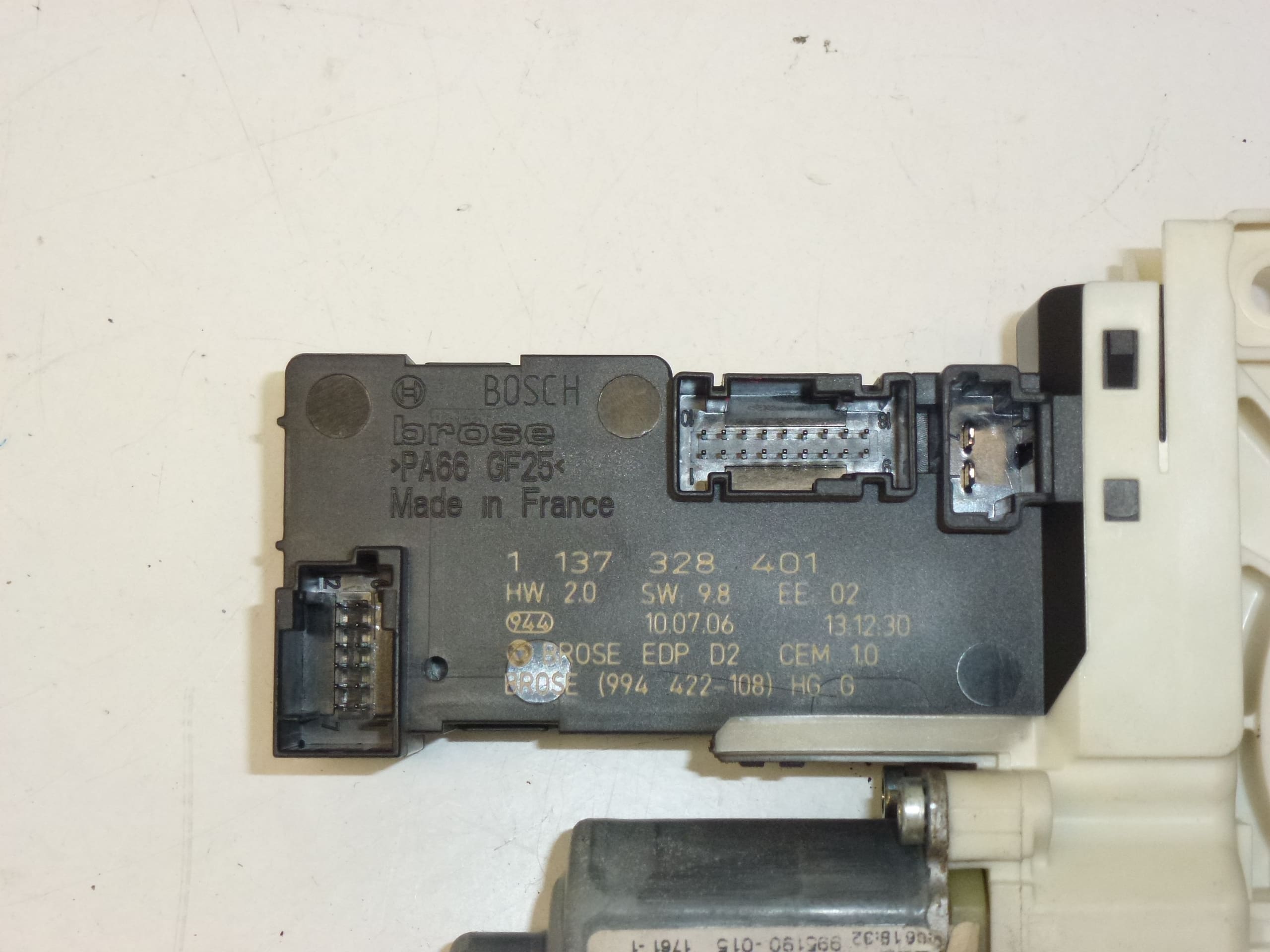 Peugeot 407 Linker Raambedieningsmotor 9663036680 9221Z1