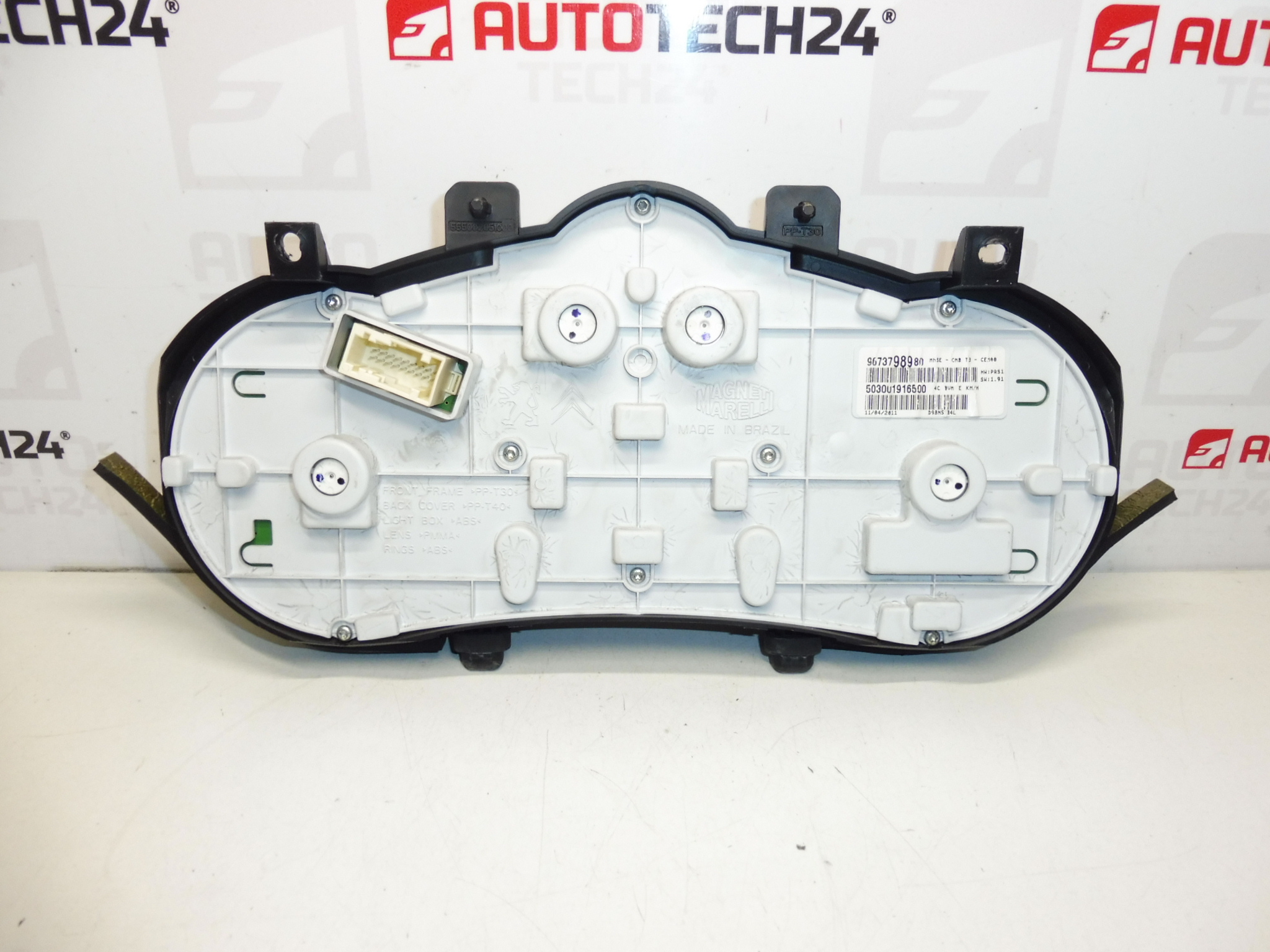 Snelheidsmeter Peugeot 206+ 101200 km 9673798980 6103HG
