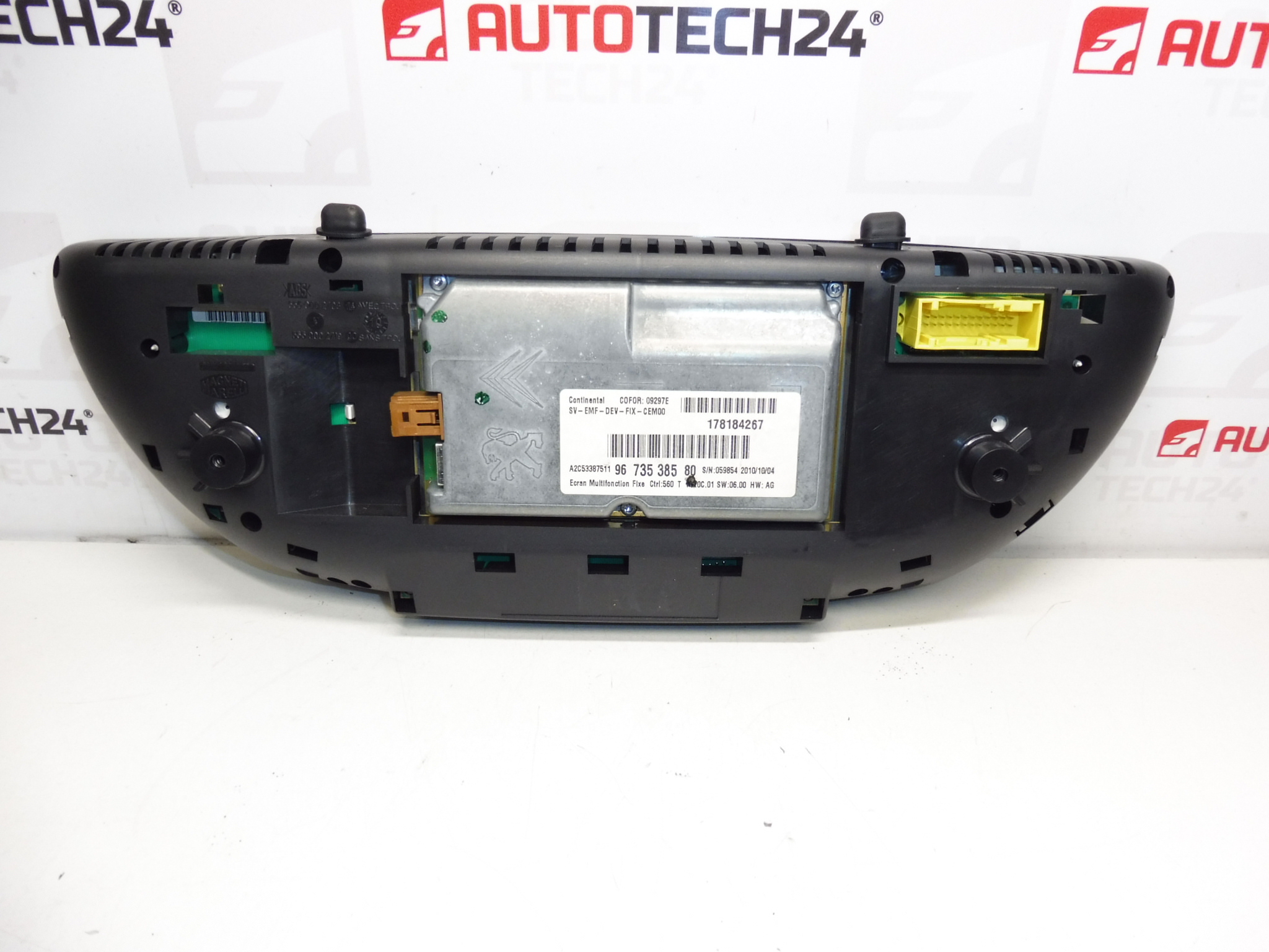 Computerradiodisplay Peugeot 807 Citroen C8 9673538580 6103E4