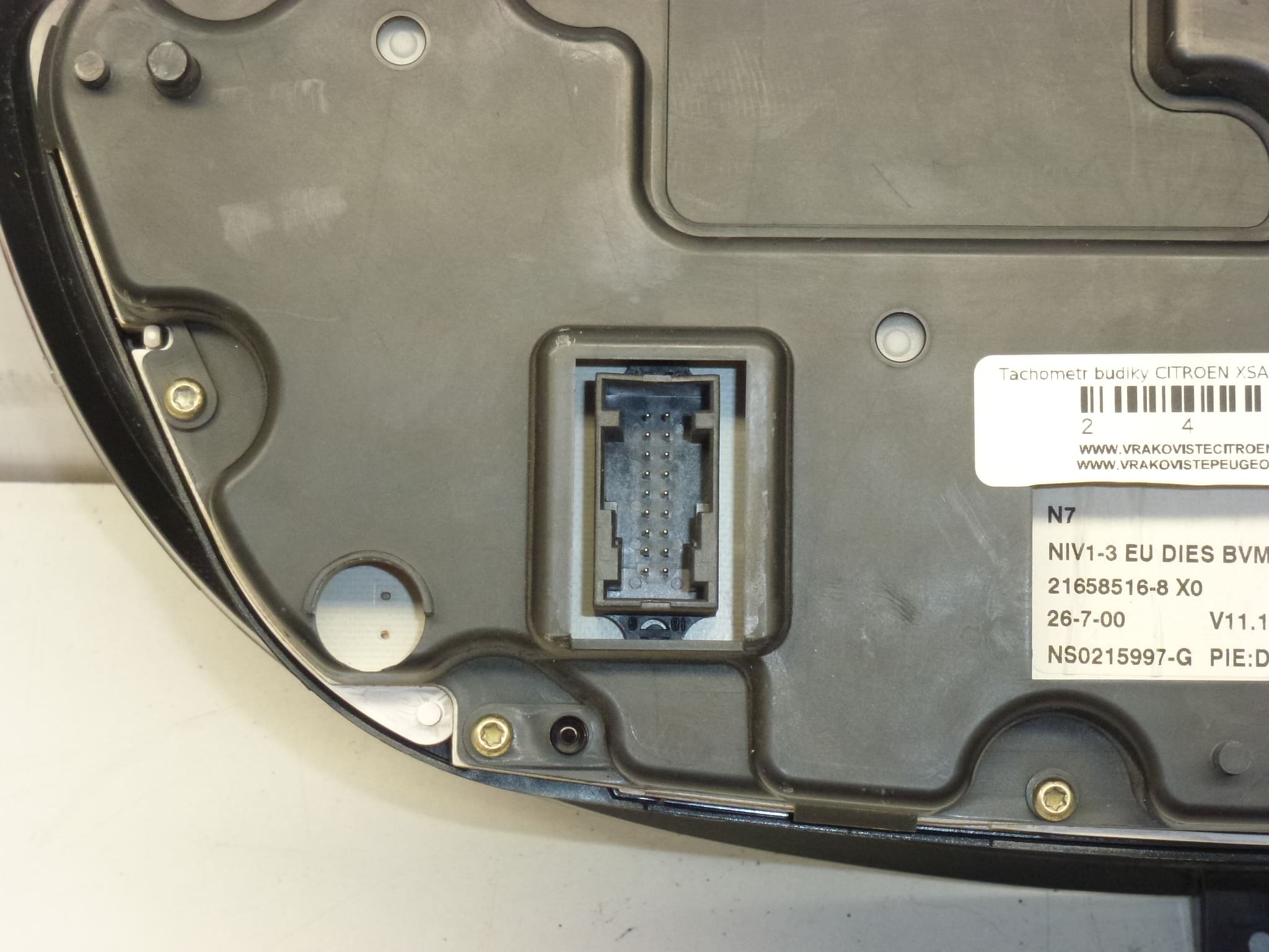 Teller met alarm Citroën Xsara Sagem 9639708580