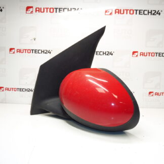 Spiegel links rood Citroën C1 Peugeot 107 87940-0H010 87940-0H011