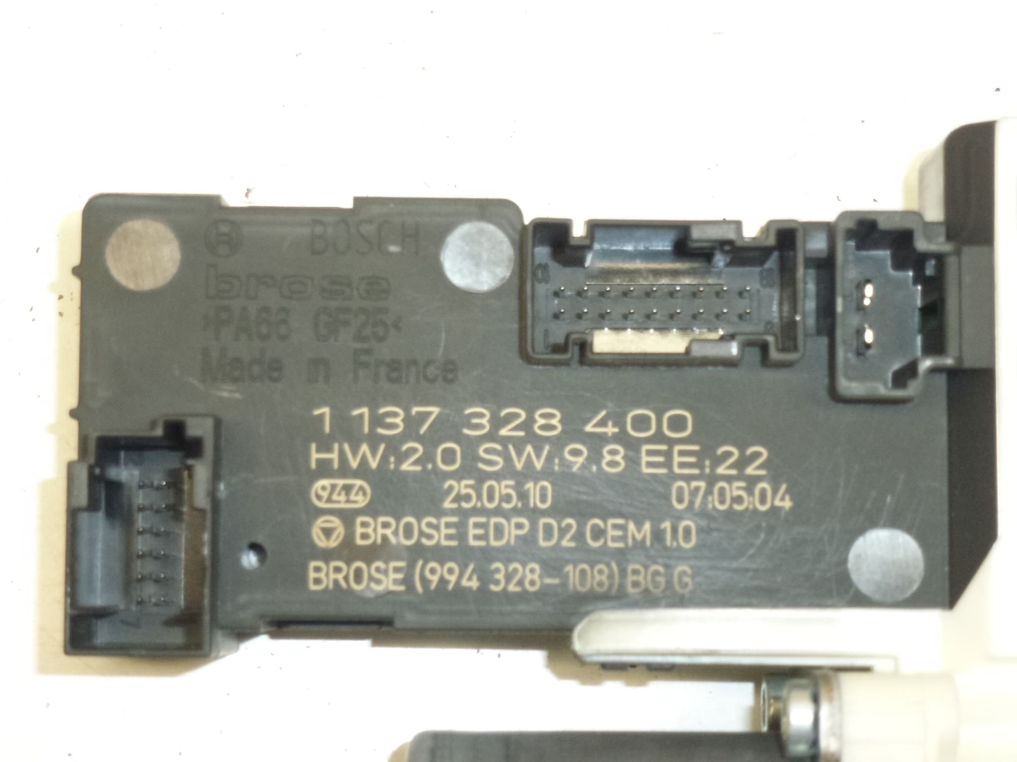 Peugeot 407 Linker Raambedieningsmotor 9663036480 9221Z0