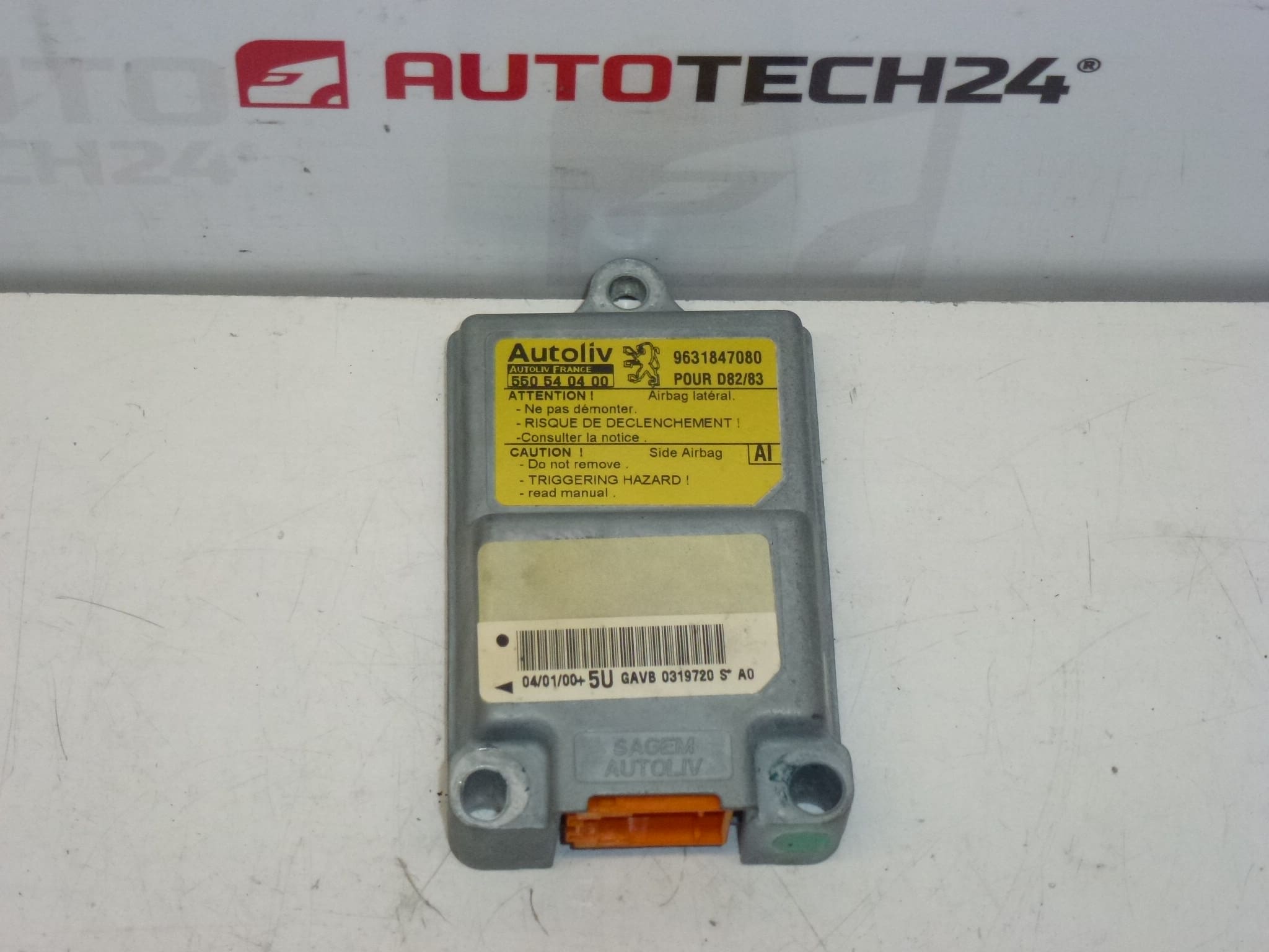 Citroën Peugeot zij-airbageenheid 9631847080 550540400