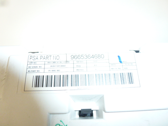 Teller Citroën C5 X7 kilometerstand 178000km 9665364680 610354