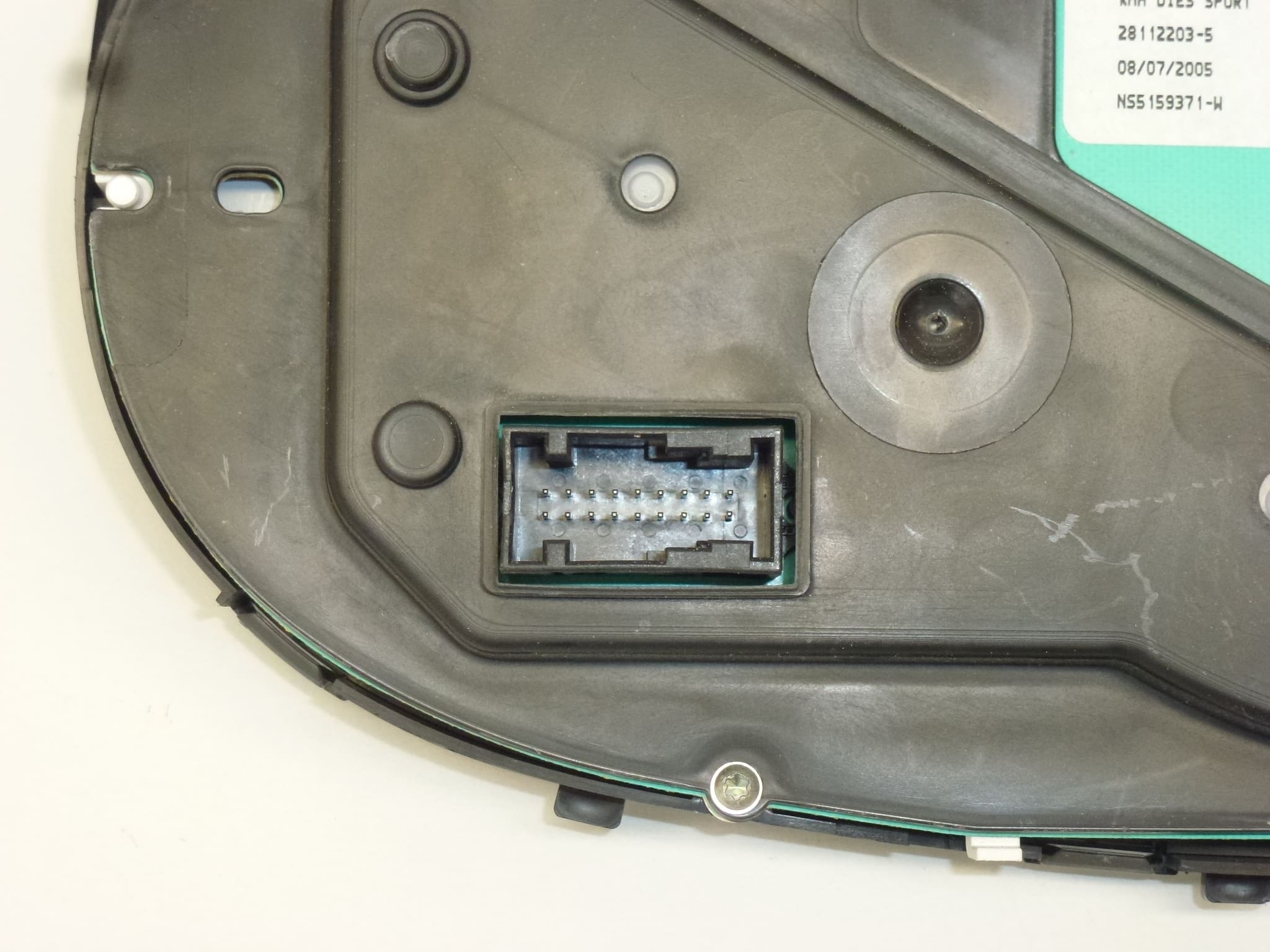 Snelheidsmeter Peugeot 307 II kilometerstand 186000 km 9655925880 6106R8 6103K5