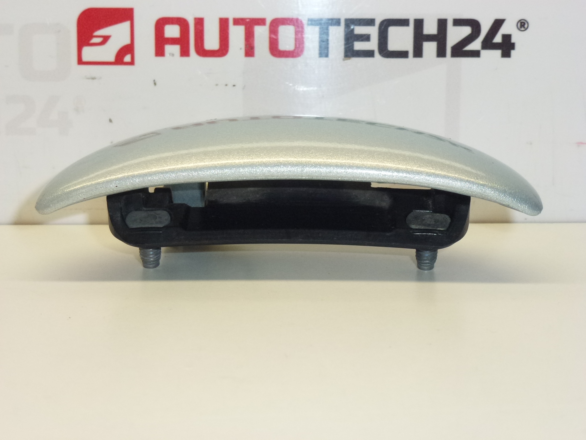 Handgreep rechter voorportier Citroën C1 Peugeot 107 zilverblauw 9101AH