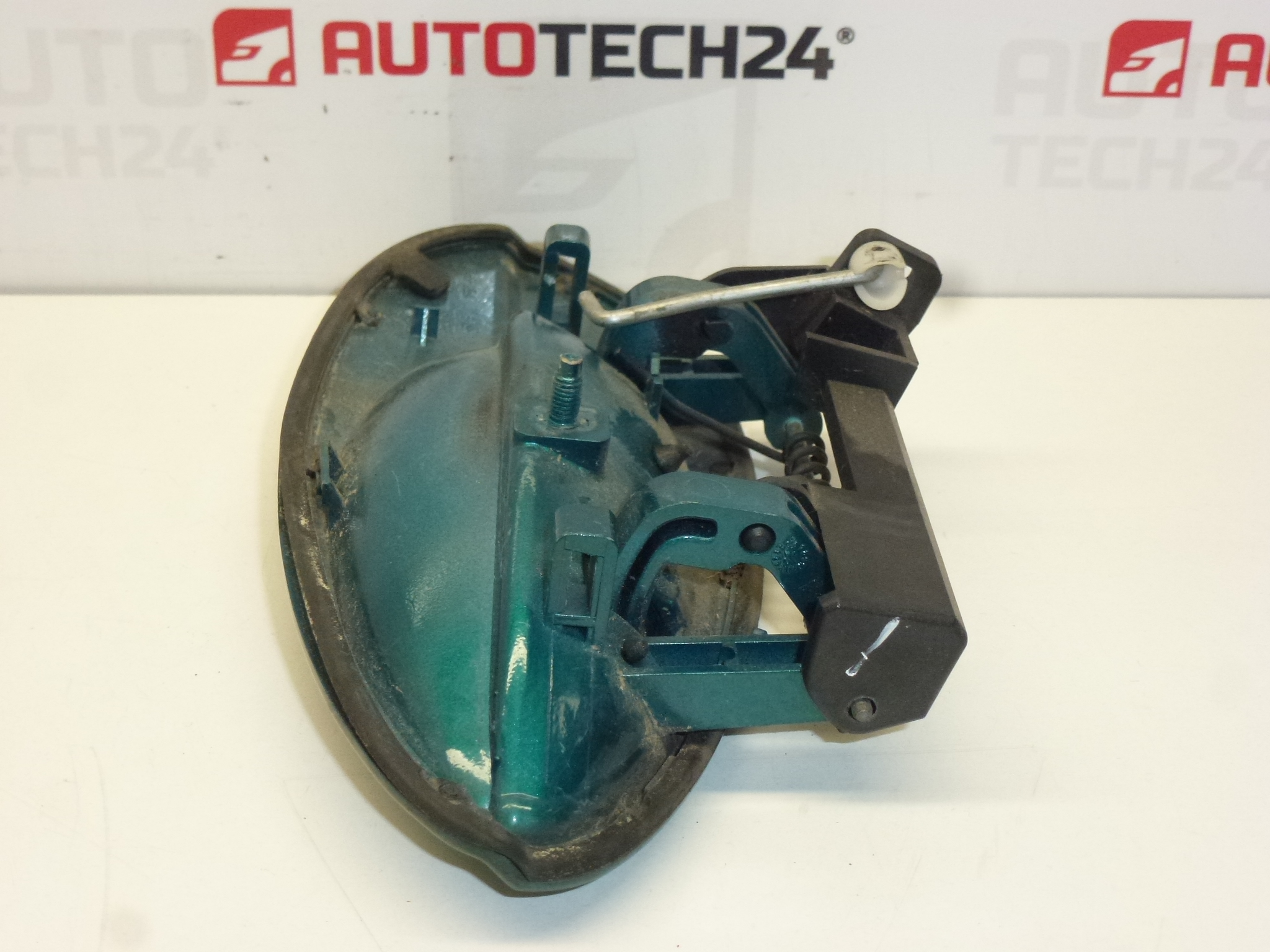 Portiergreep links achter Citroën C5 I en II 9631831077 9101S7 groen