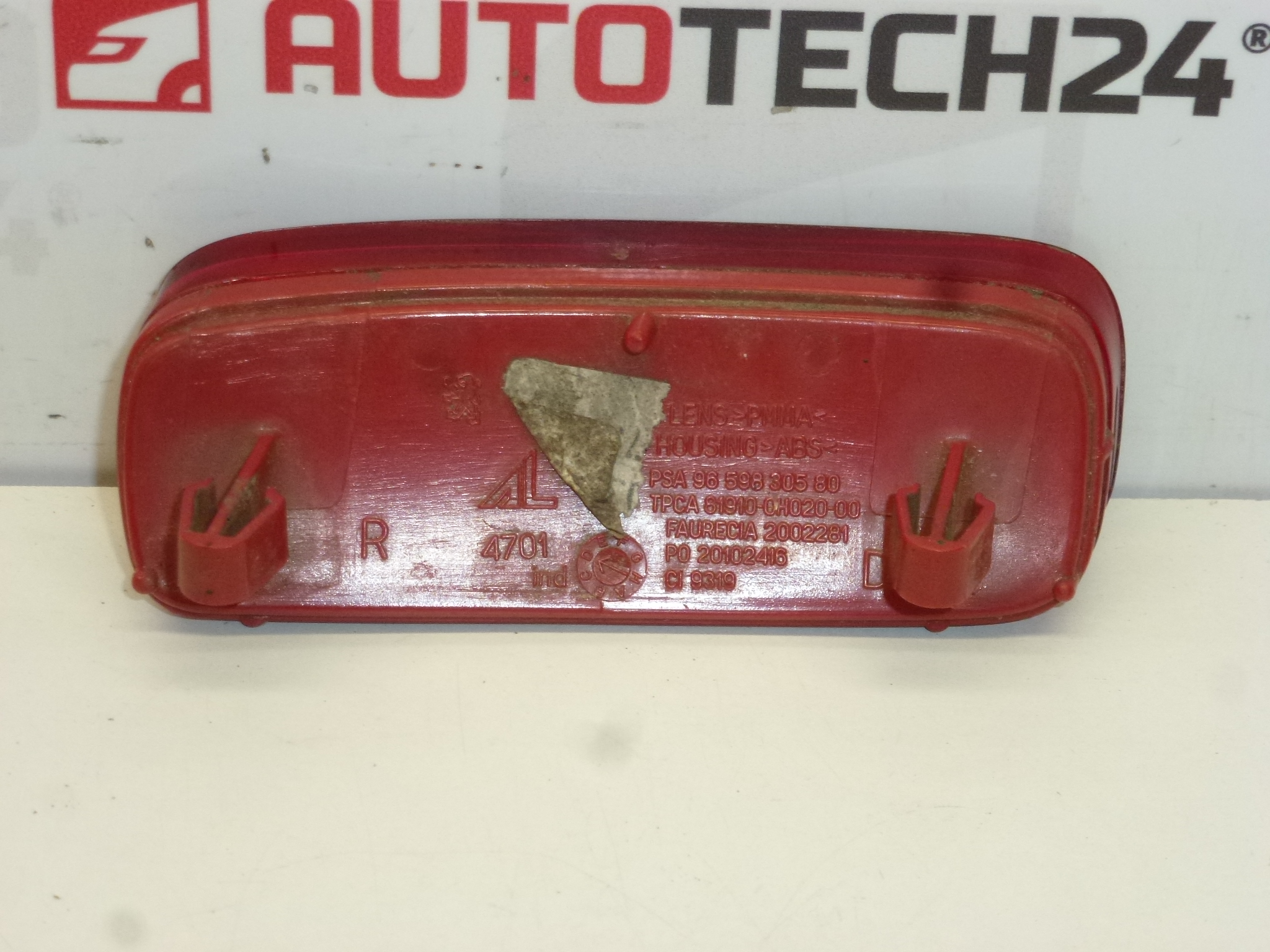 Reflector rechts Citroën C1 Peugeot 107 9659830580