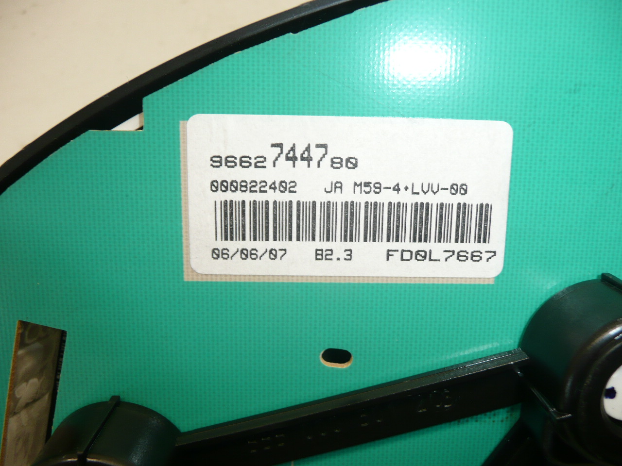 Teller cruise control Citroën Peugeot kilometerstand 240000 km 9662744780 6105X5