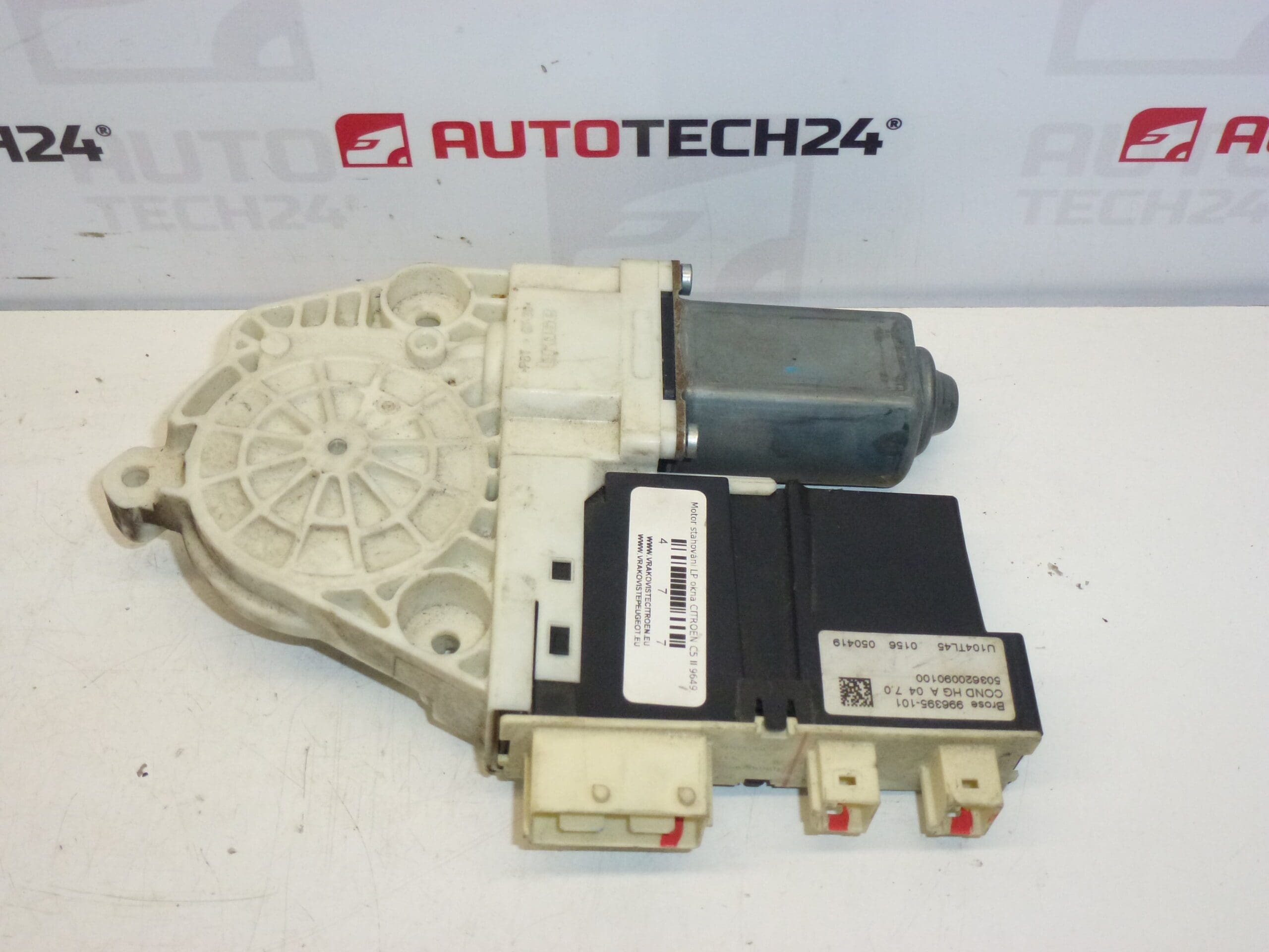Motor Voor De Linker Voorportierraam Citroën C5 II 9649304380 9221AK - Afbeelding 2