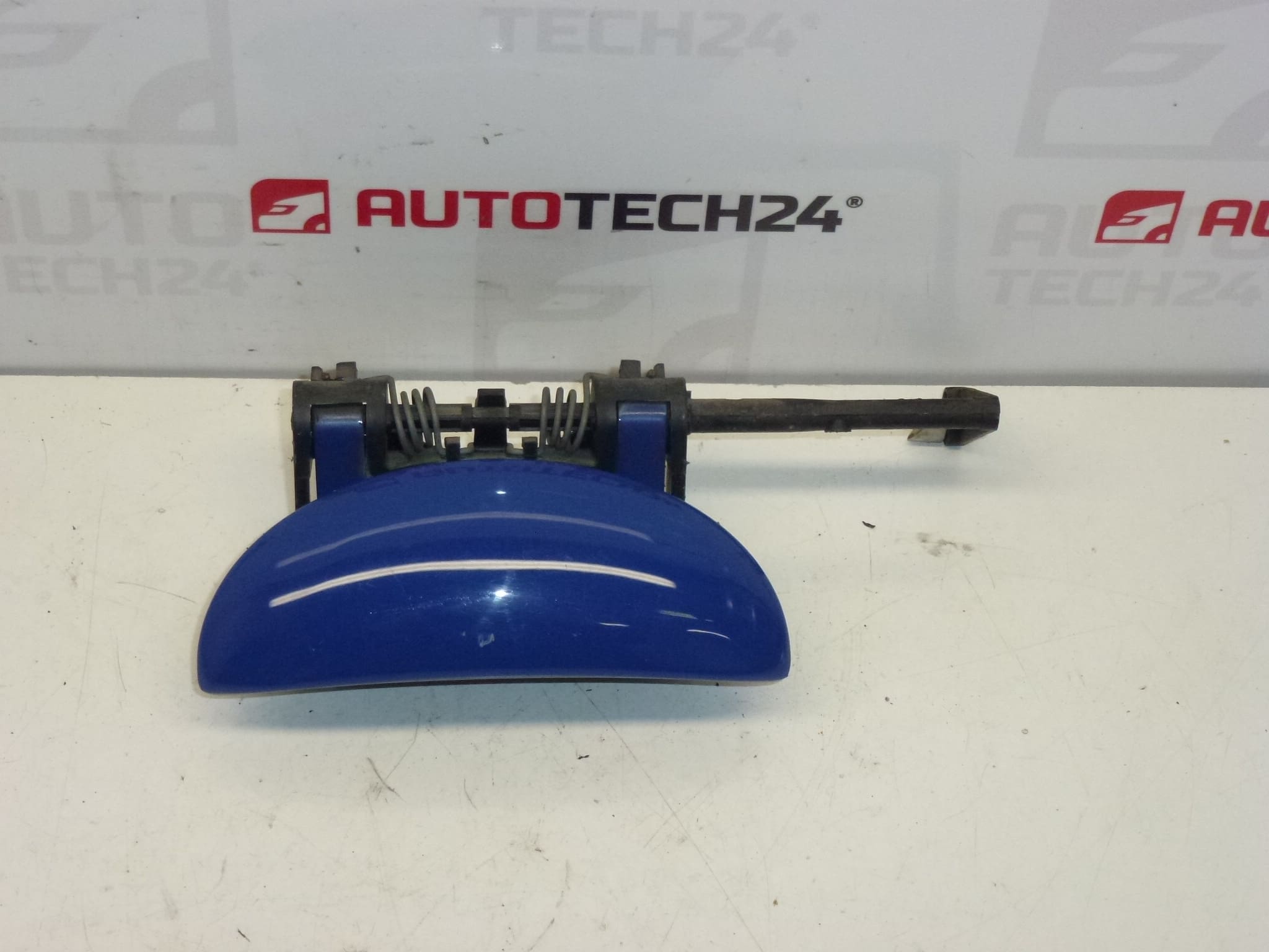 Deurkruk links voor blauw EGJ Peugeot 206 9101N6