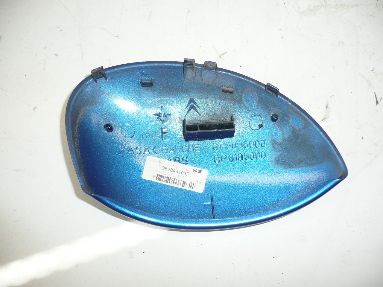 Linker spiegelkap Peugeot 206 KMF 962843103F 815242