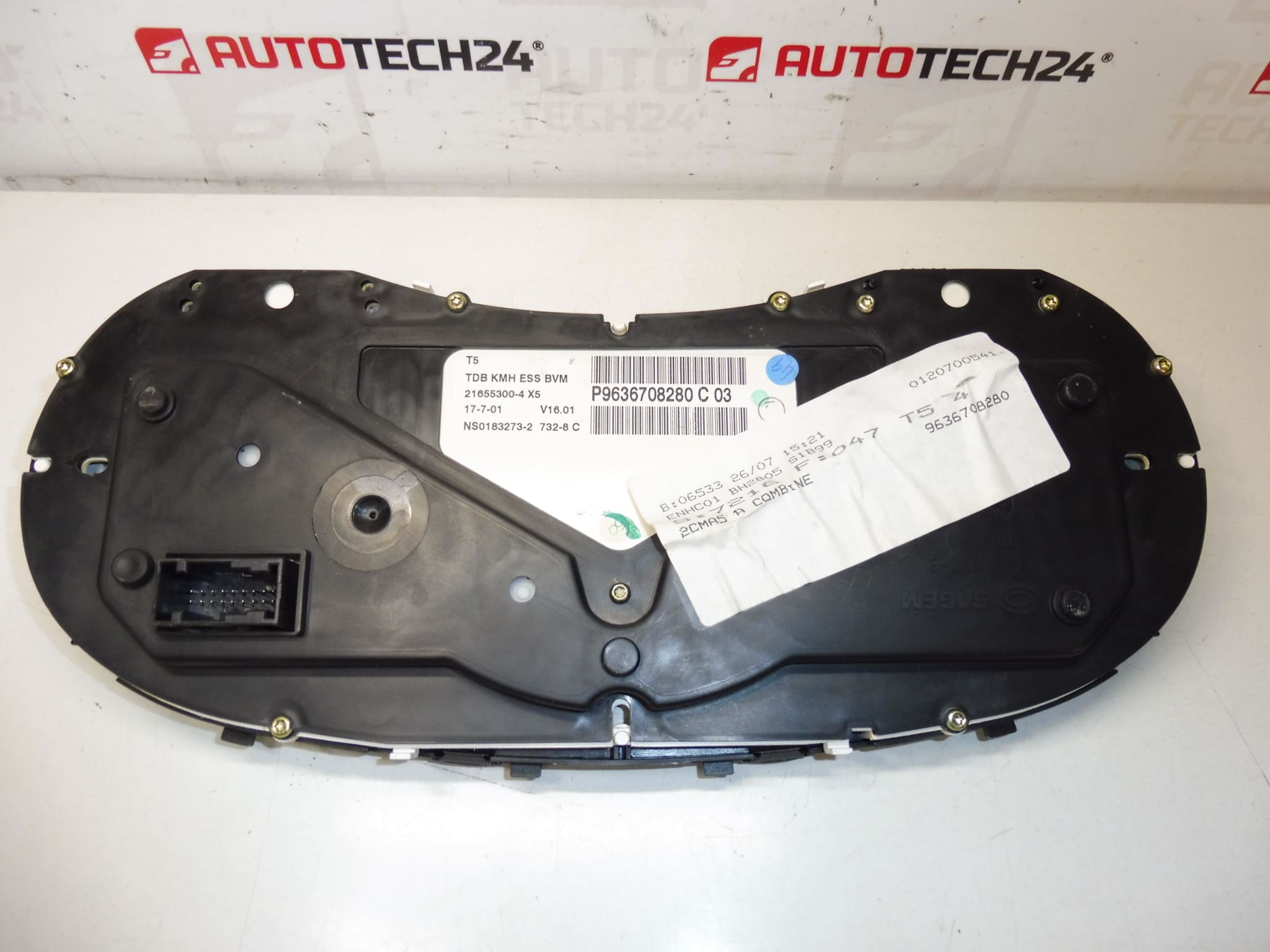 Kilometerteller Peugeot 307 198.000 km 9636708280 6103F7 - Afbeelding 2