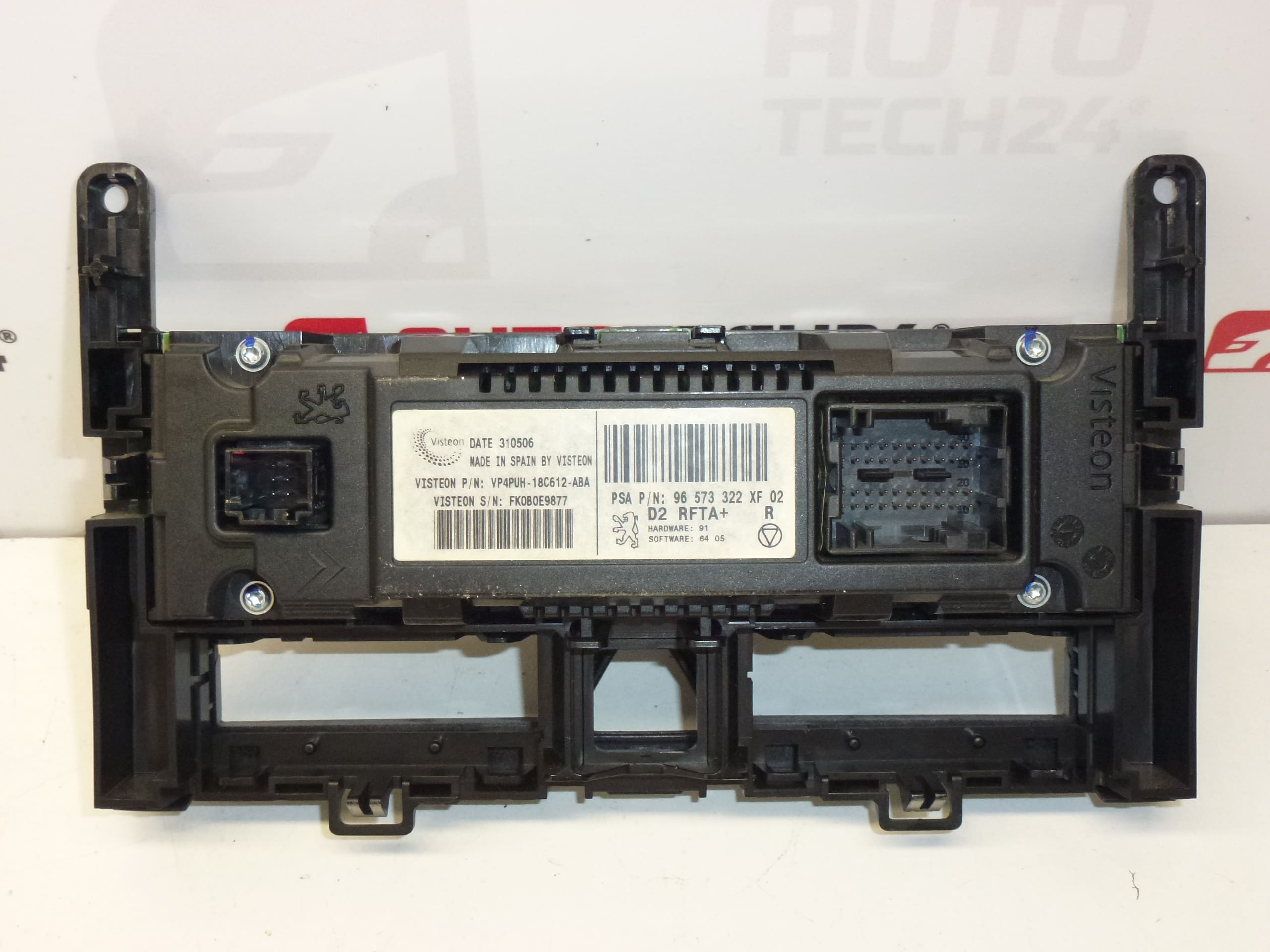 Bediening Verwarming Airconditioning Peugeot 407 96573322XF 6451SC - Afbeelding 2