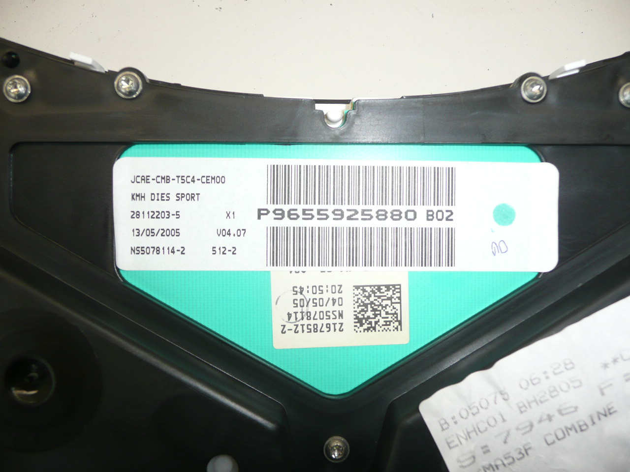 Teller Peugeot 307 II kilometerstand 83 duizend. km 6106R9