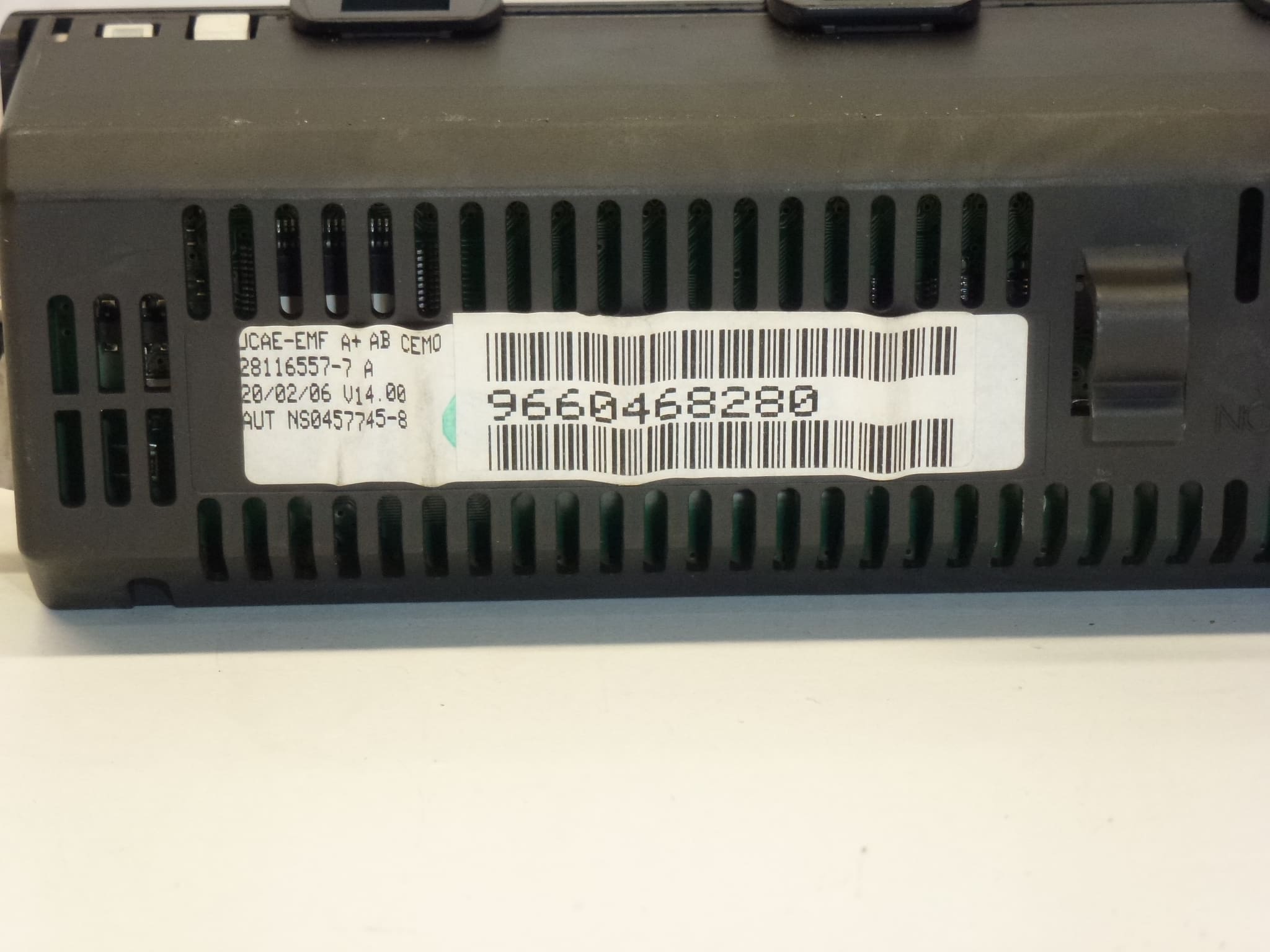 Display Citroën C5 Eenvoudige Airconditioning 9660468280 6155FV - Afbeelding 2