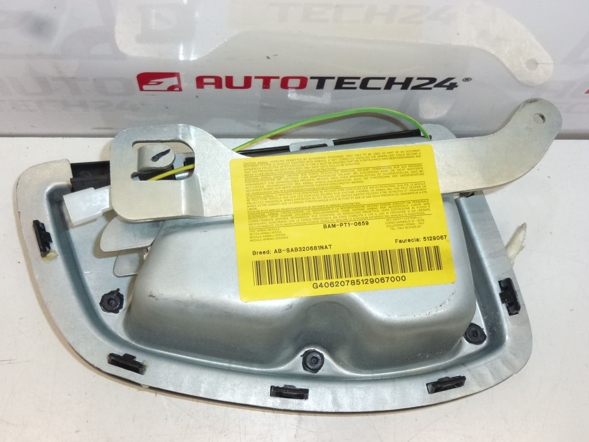 Airbag Voor Stoel Citroën C8 Peugeot 807 Rechts 5129067 8216NR - Afbeelding 2