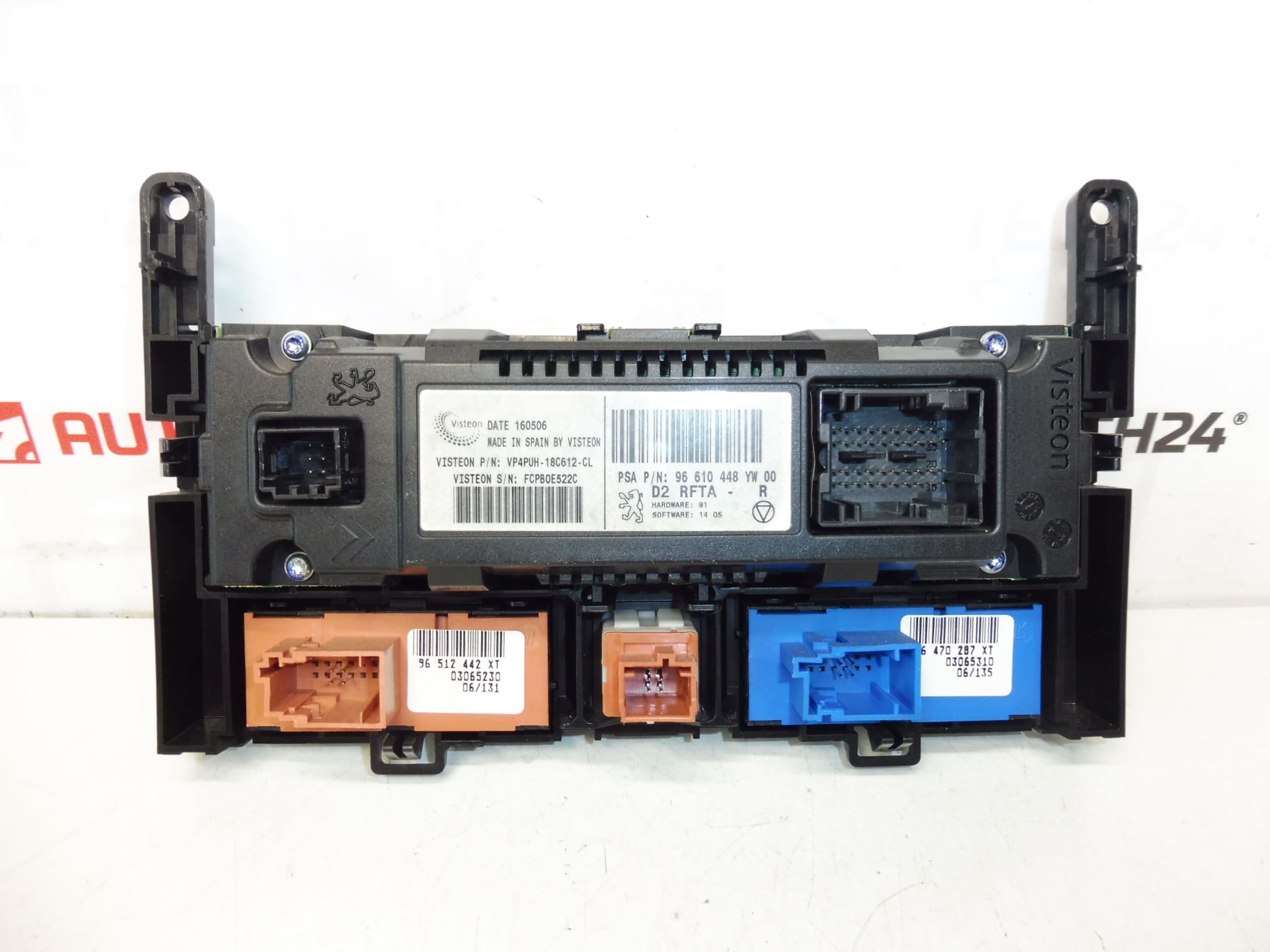 Bediening Verwarming Airconditioning Citroën Peugeot 96610448YW 6451SA 6451VC - Afbeelding 2