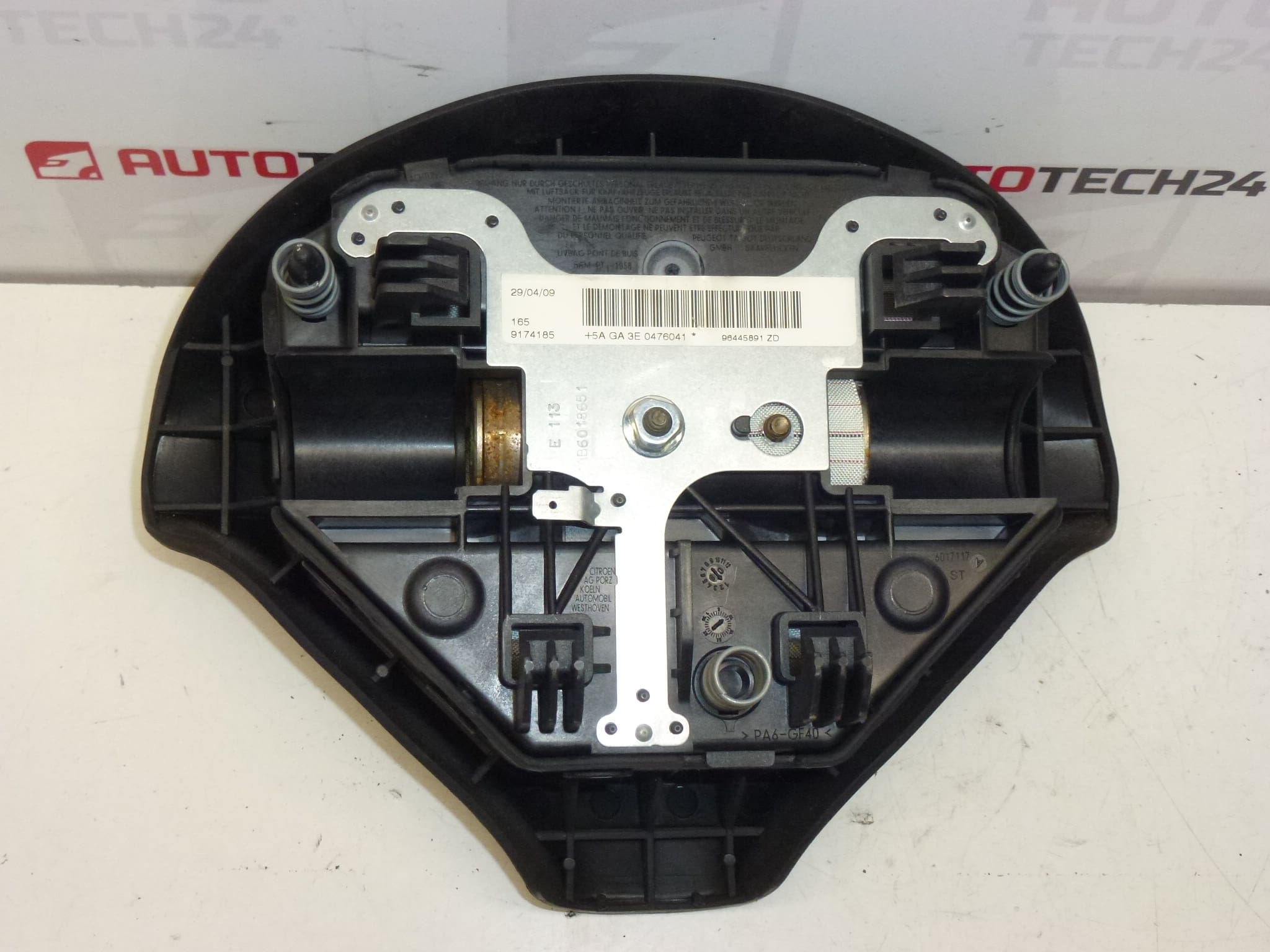 Airbag stuurwiel Peugeot 407 96445891ZD 4112HA - Afbeelding 2