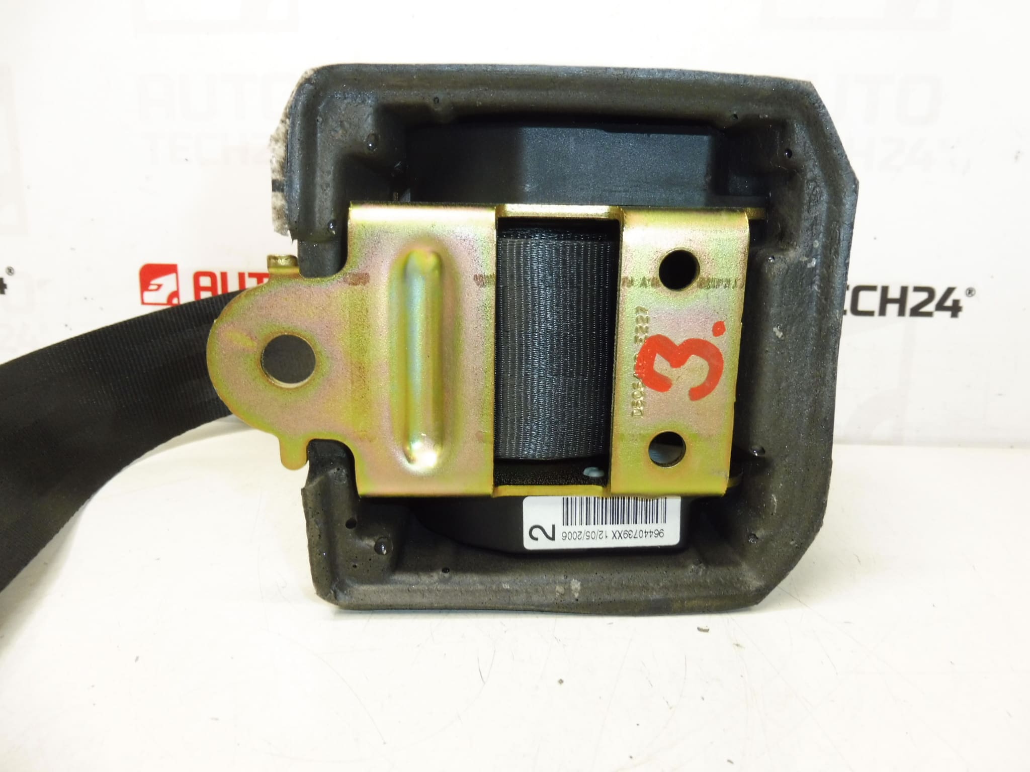 Achterriem Peugeot 407 96440739XX 8974HK - Afbeelding 2