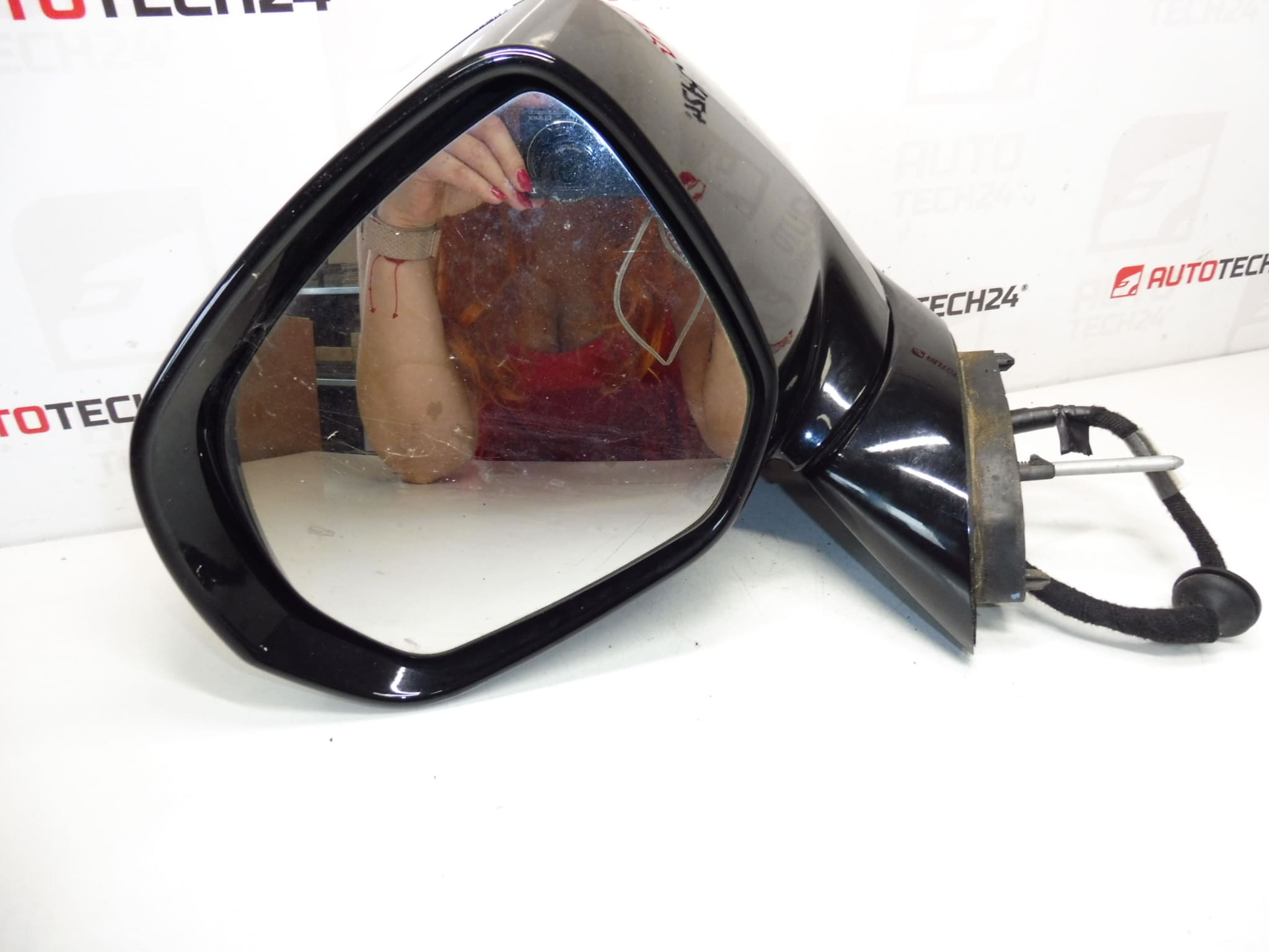 Chromen linker buitenspiegel voor Citroën C3 Picasso 1609347480 - Afbeelding 2