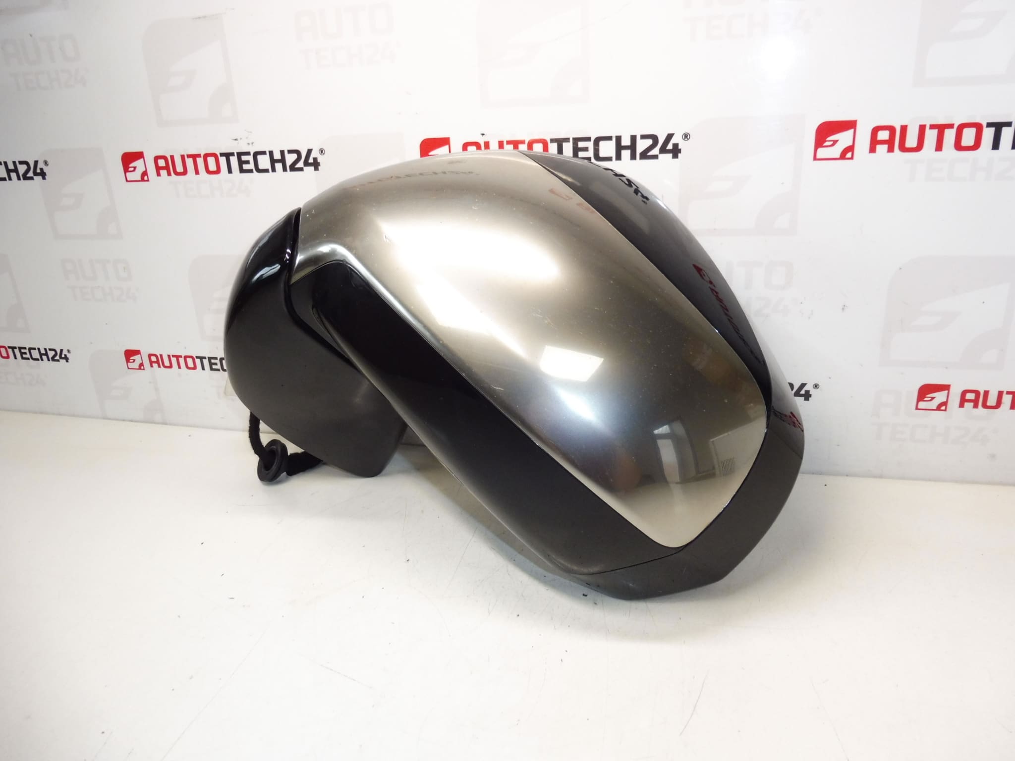Links achteraanzicht Mirror Chrome Citroën C3 Picasso 1609347480