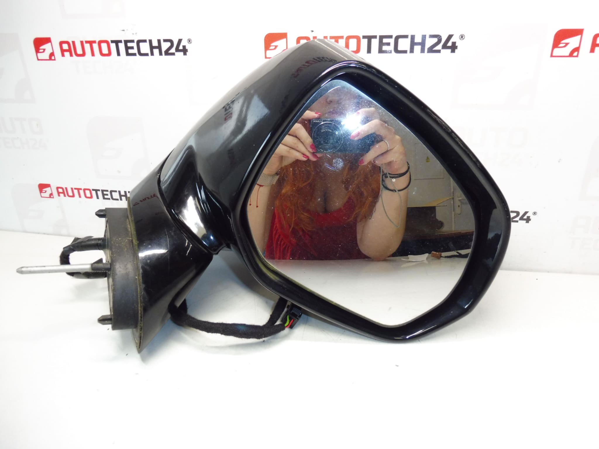 Rechter chromen buitenspiegel Citroën C3 Picasso 1609347580 - Afbeelding 2