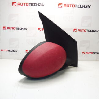 Buitenspiegel rechts rood Citroën C1 Peugeot 107 87910-0H010 87910-0H011