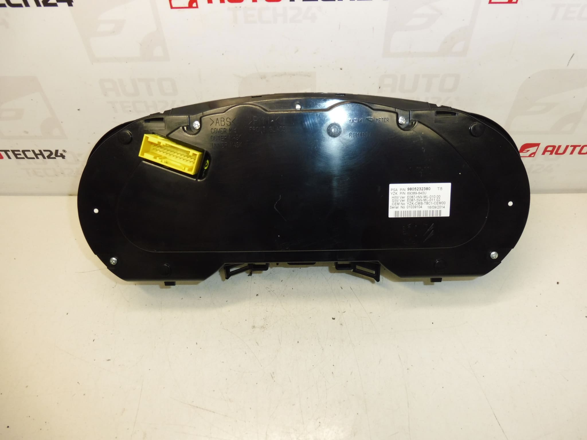 Snelheidsmeter 98000km Peugeot 3008 5008 9805232380 9810462780 - Afbeelding 2
