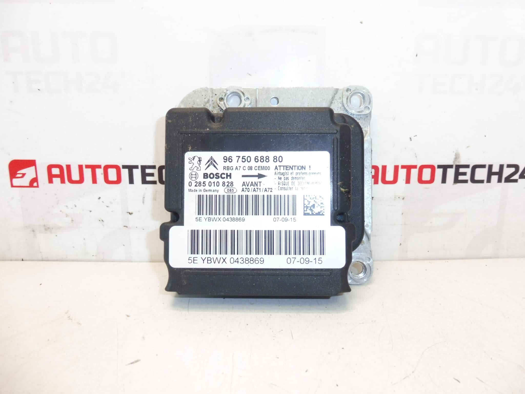 Bosch Peugeot 207 Airbageenheid 9675068880 0285010828