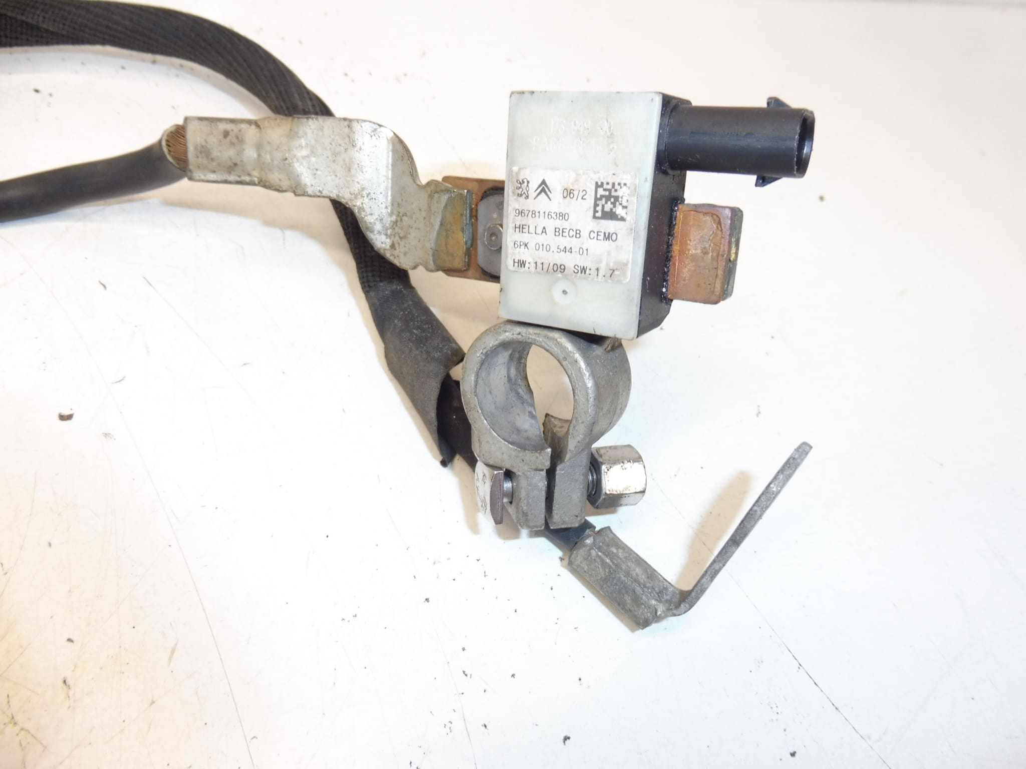 Peugeot-motor negatieve kabelboom 9803673280 9678116380 5638WH - Afbeelding 2