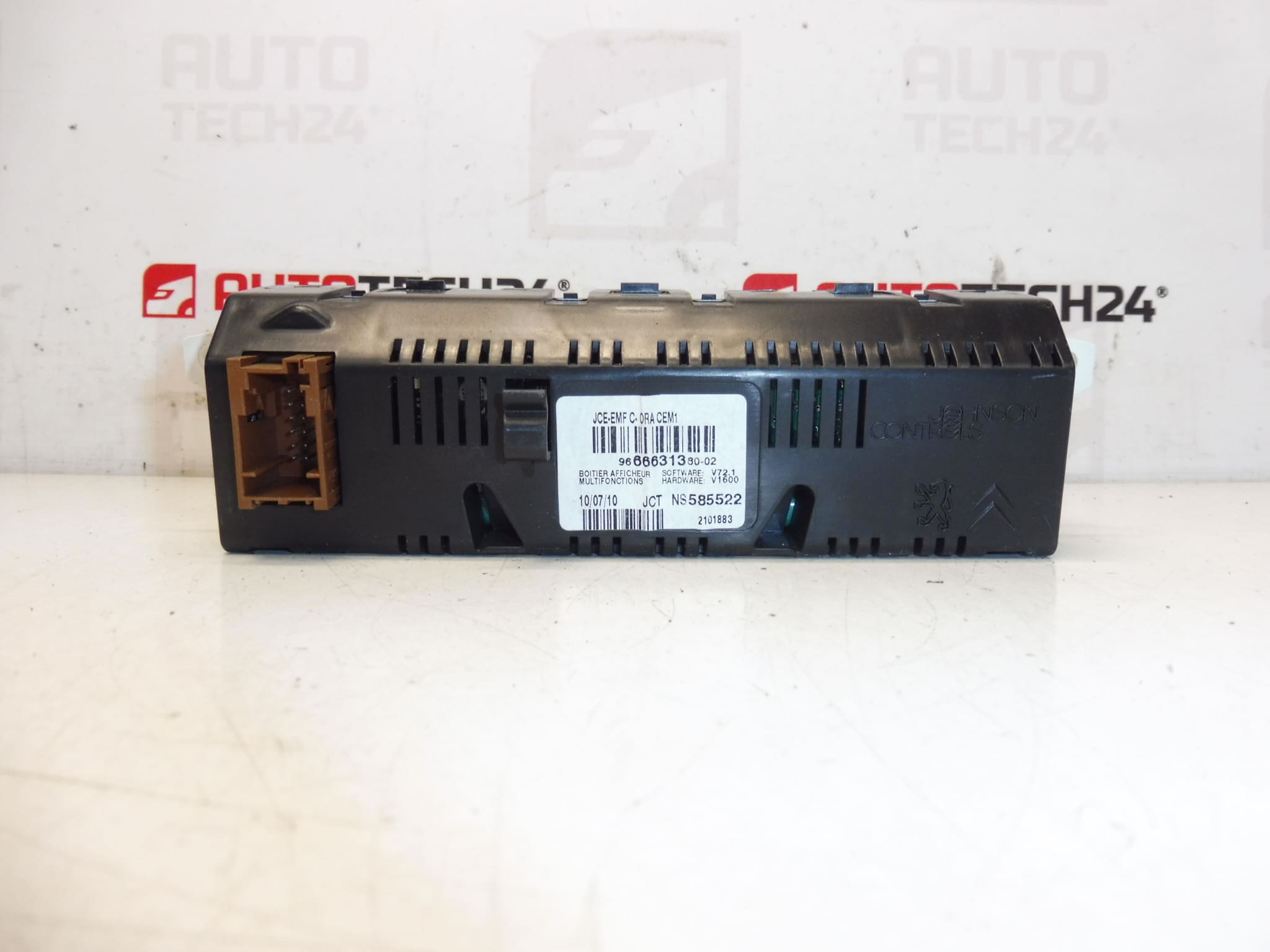 Computerradiodisplay Citroën Peugeot 966631380 9821851780 6593P2 - Afbeelding 2