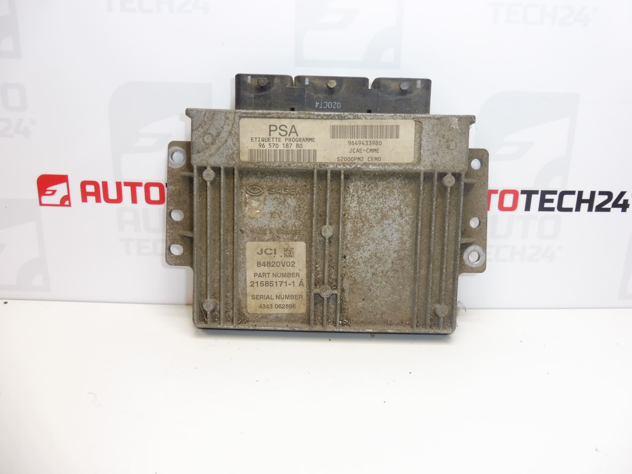 ECU Sagem S2000PM2 Citroën Peugeot 9657018780 9649433980