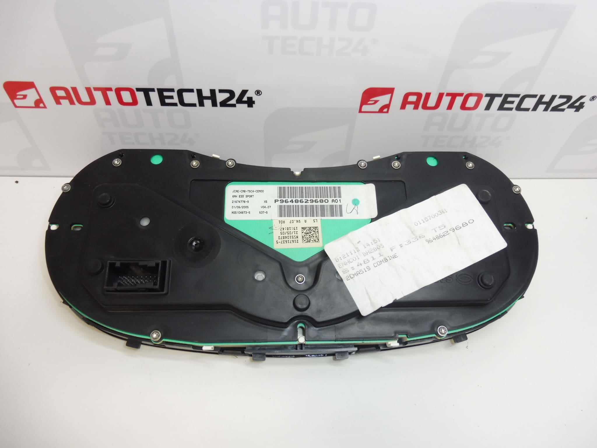 Snelheidsmeter Peugeot 307 252.000 km 9648629680 6103J6 - Afbeelding 2